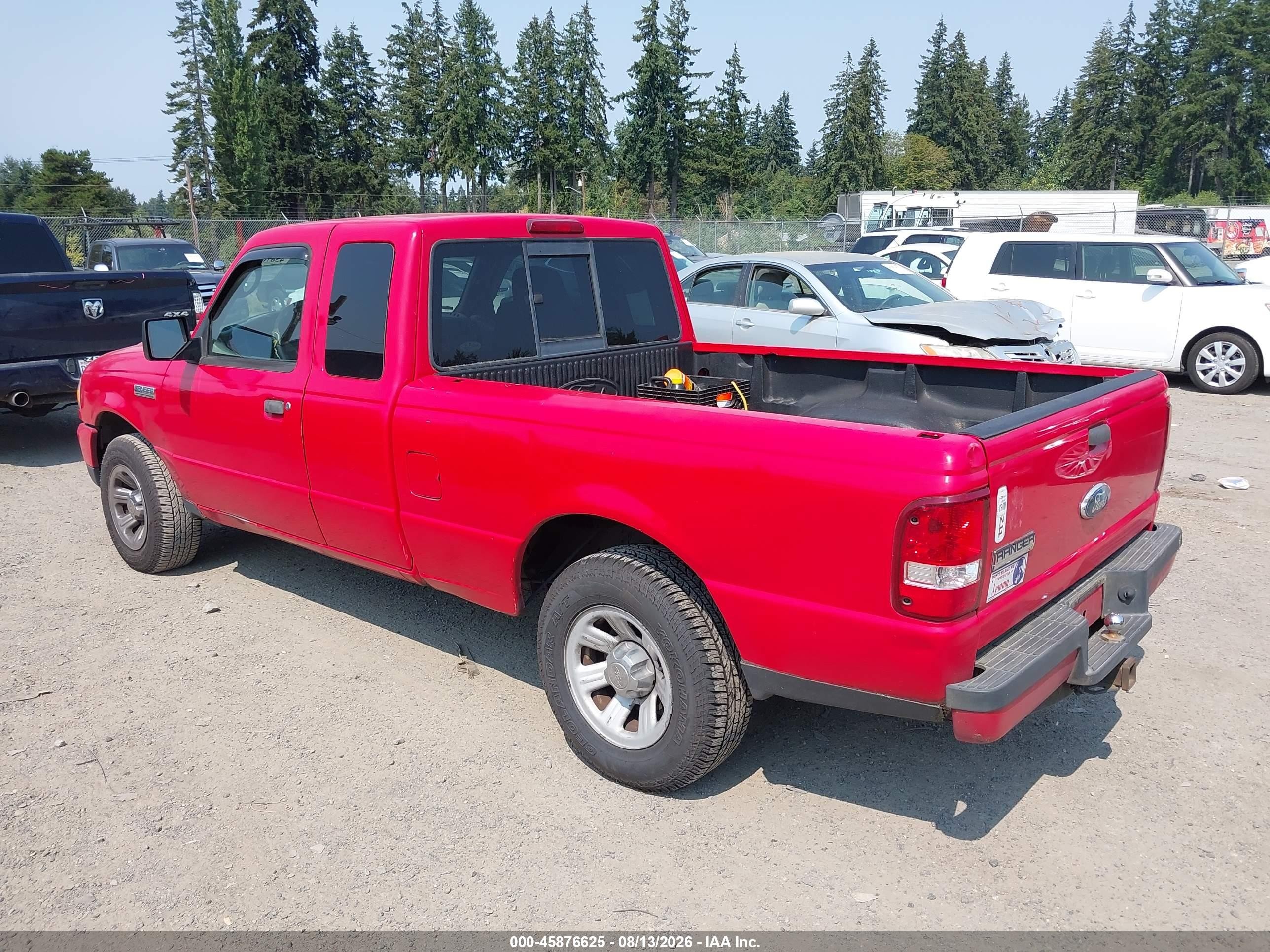 2008 Ford Ranger Sport/xlt Red vin: 1FTYR44E98PA36083