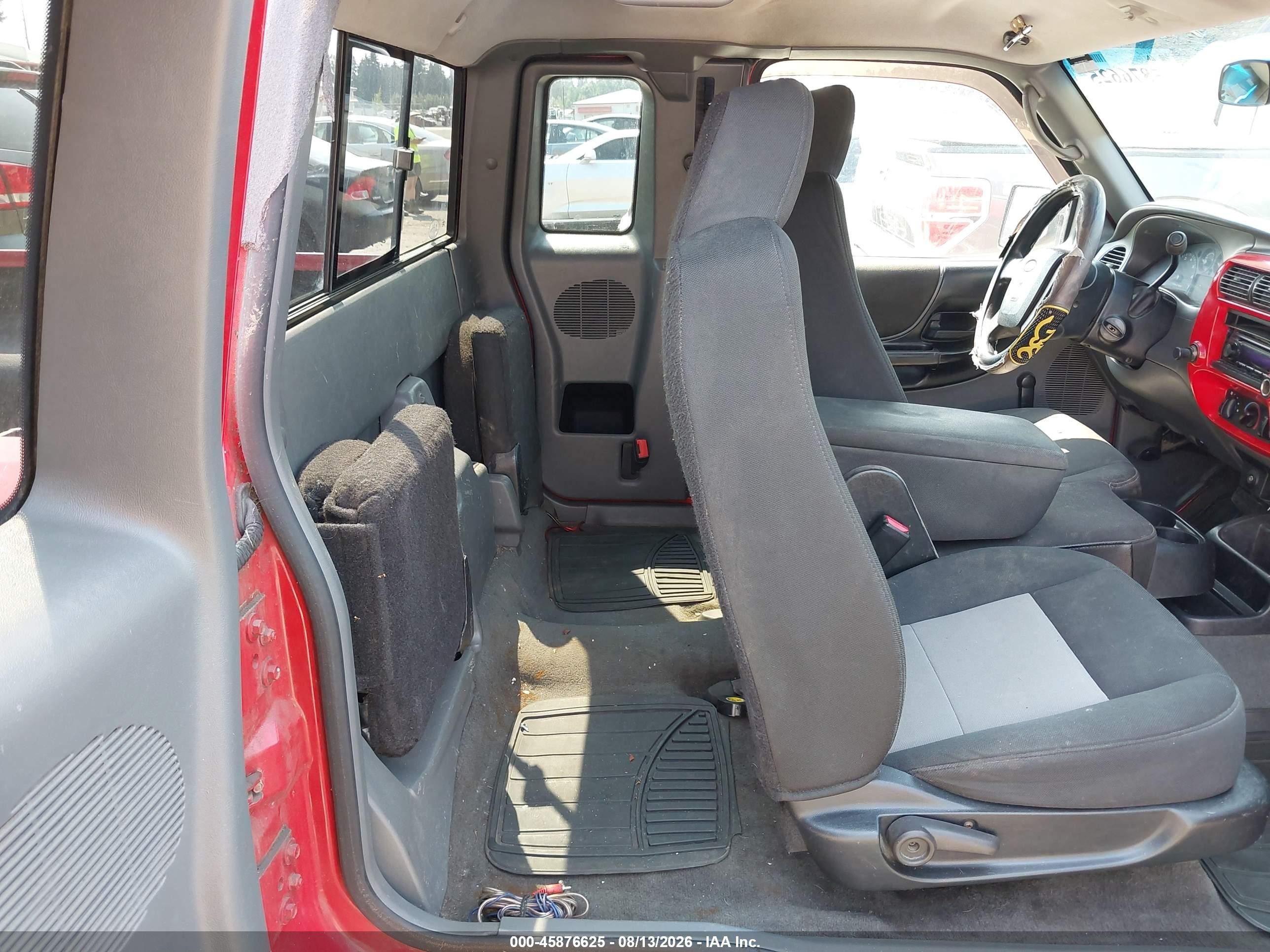 2008 Ford Ranger Sport/xlt Red vin: 1FTYR44E98PA36083