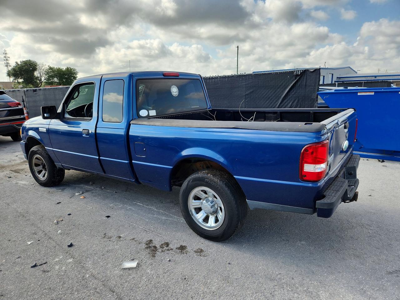 2009 Ford Ranger Super Cab Blue vin: 1FTYR44E99PA19933