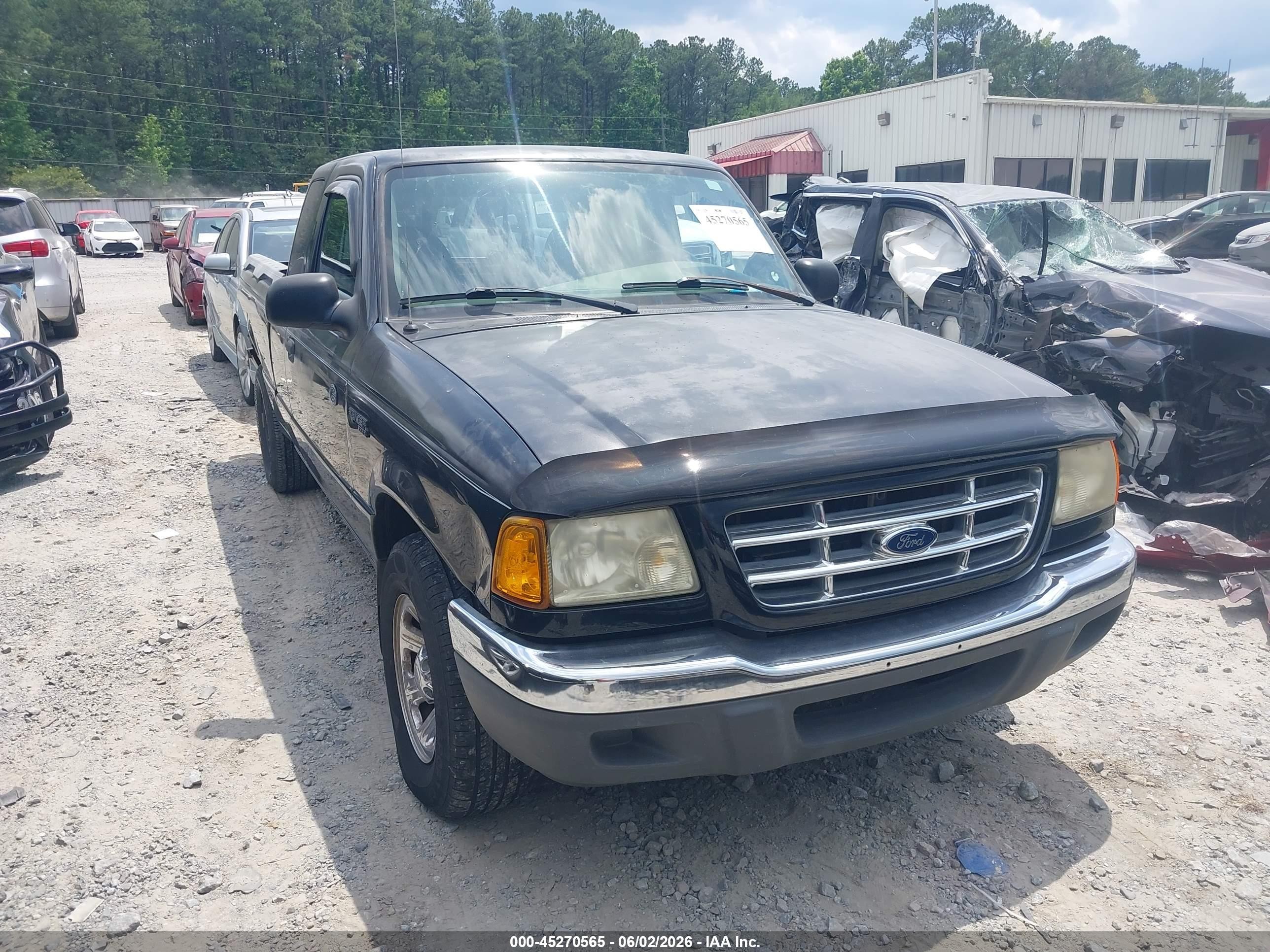 2002 Ford Ranger Edge/tremor/xlt Black vin: 1FTYR44U02PA13936