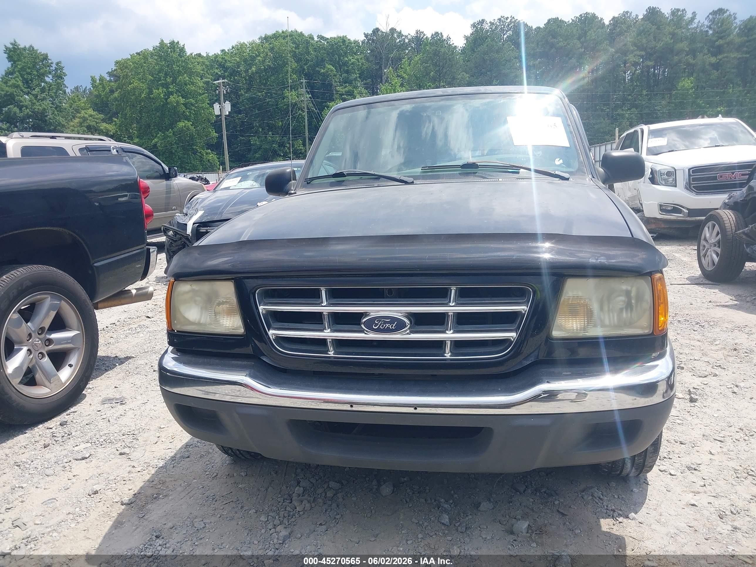2002 Ford Ranger Edge/tremor/xlt Black vin: 1FTYR44U02PA13936