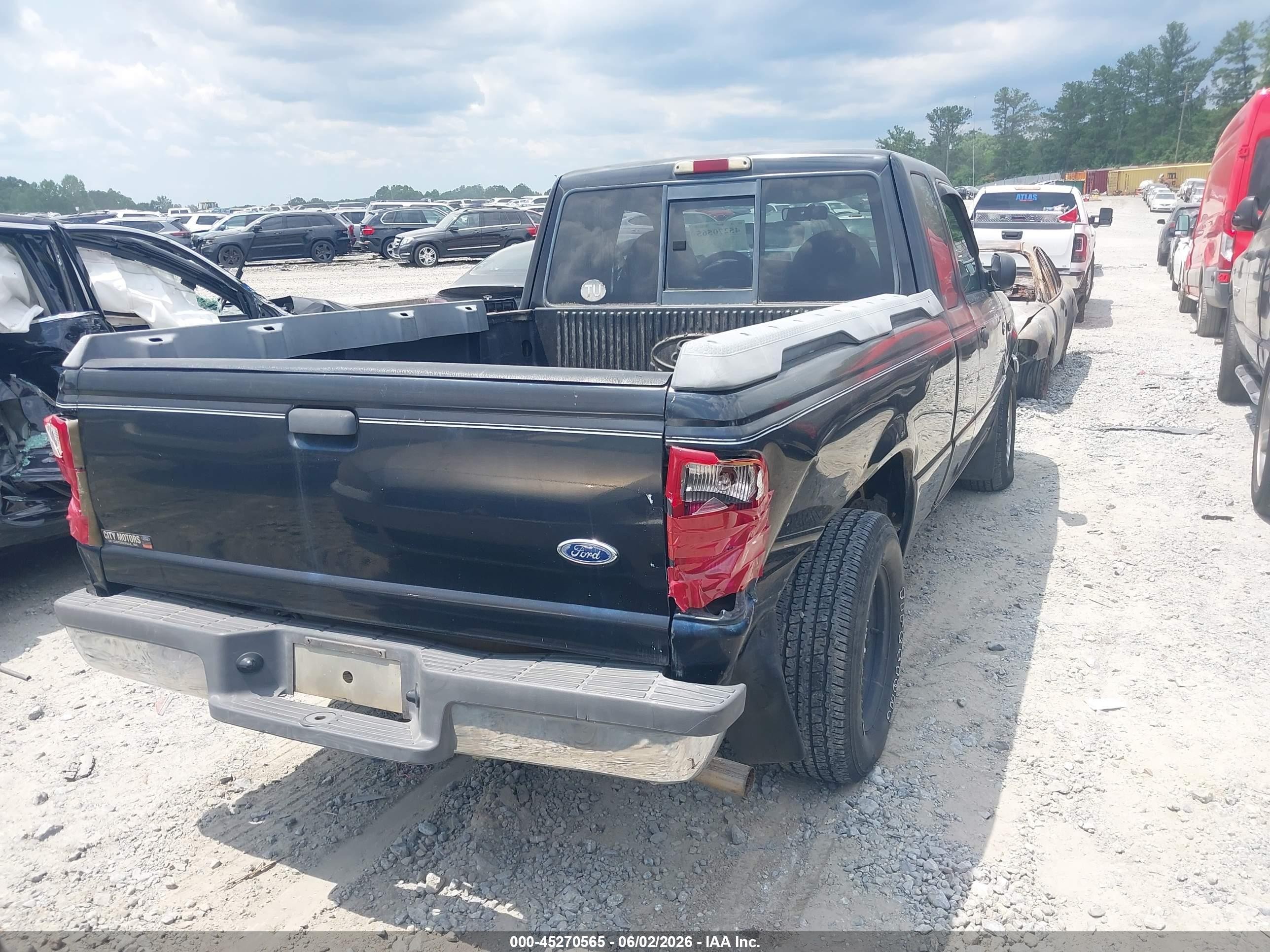 2002 Ford Ranger Edge/tremor/xlt Black vin: 1FTYR44U02PA13936