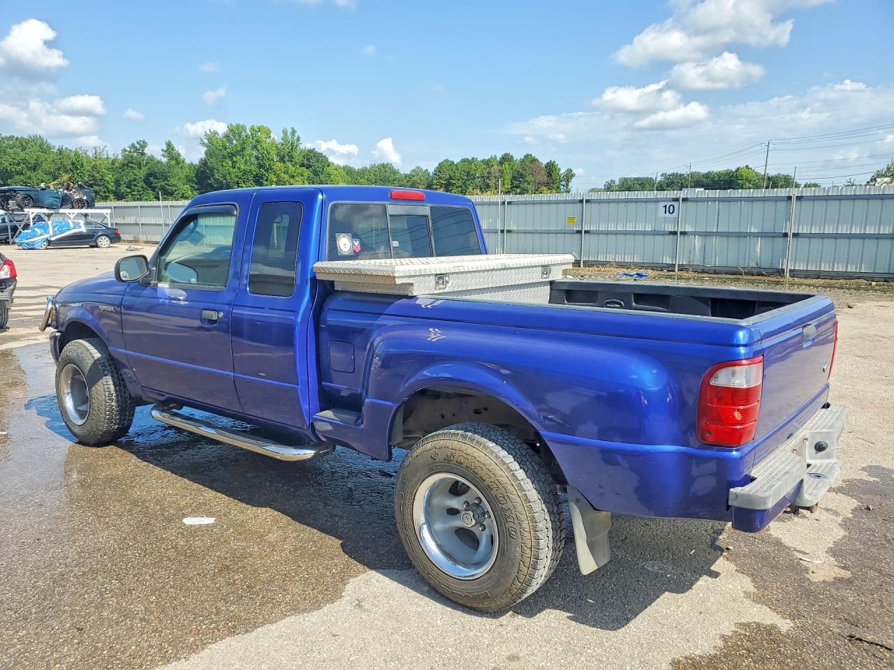 2004 Ford Ranger Super Cab Blue vin: 1FTYR44U04PA01384