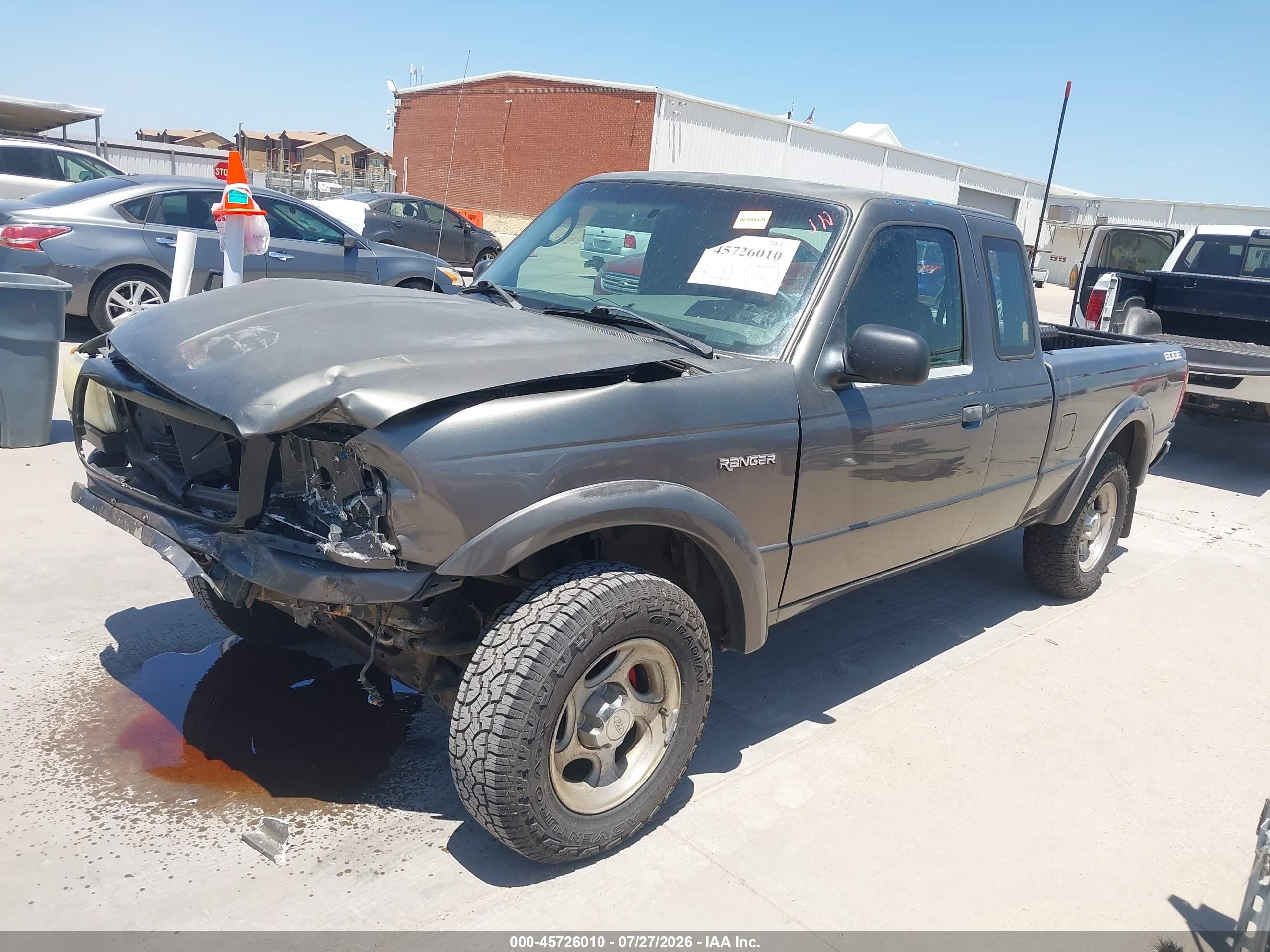 2004 Ford Ranger Edge/tremor/xlt Gray vin: 1FTYR44U04PA30061