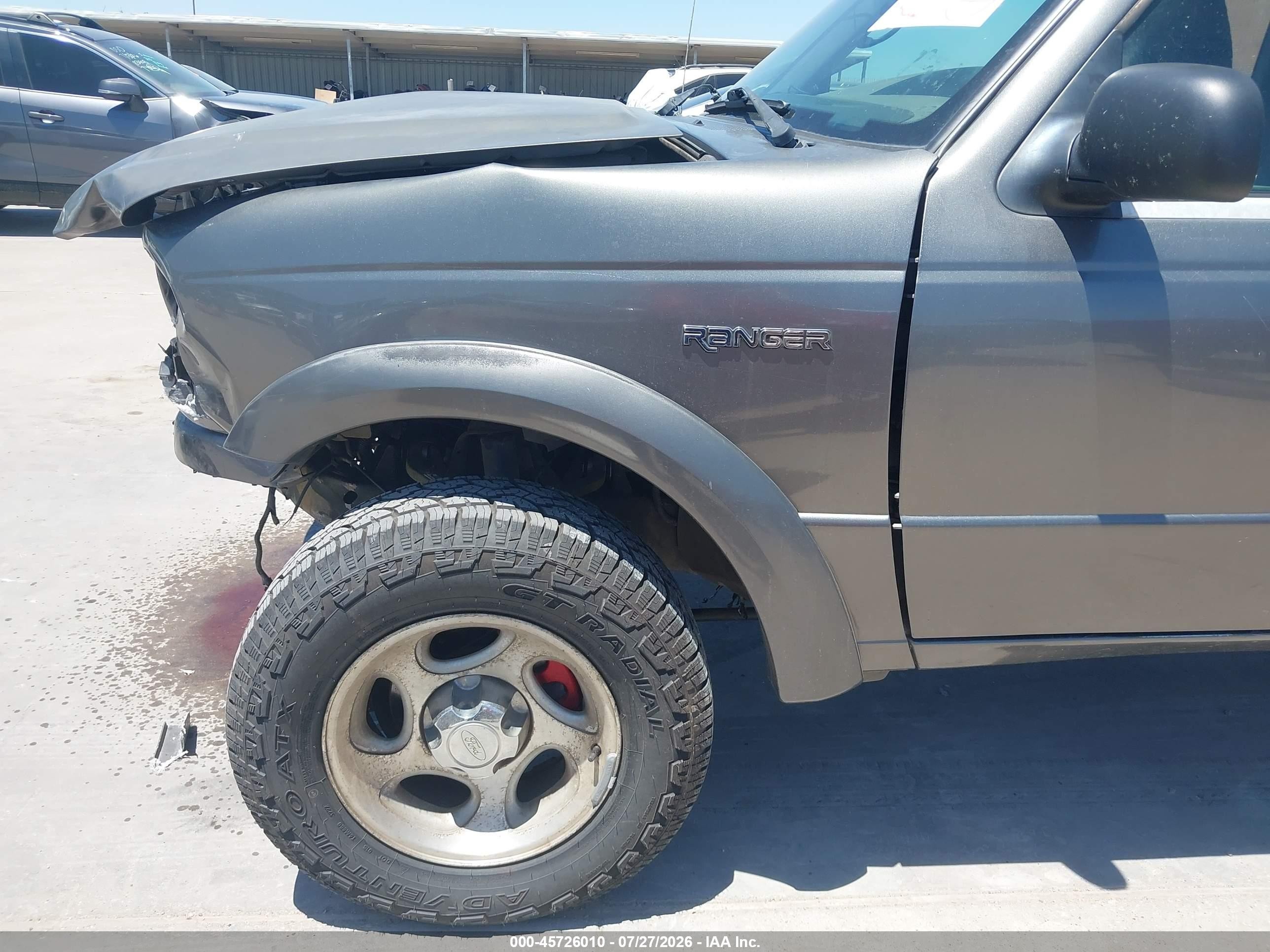 2004 Ford Ranger Edge/tremor/xlt Gray vin: 1FTYR44U04PA30061