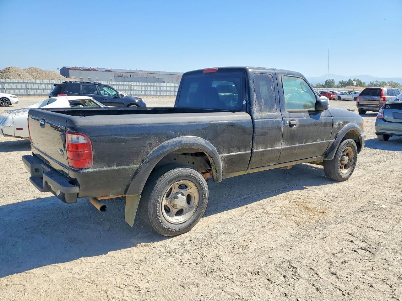 2004 Ford Ranger Super Cab Black vin: 1FTYR44U04PB44478