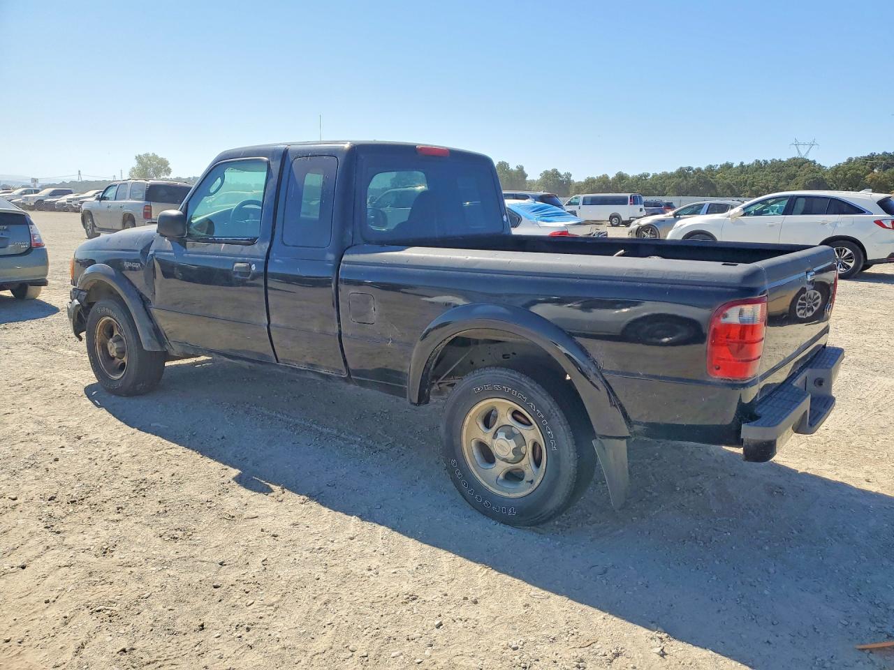 2004 Ford Ranger Super Cab Black vin: 1FTYR44U04PB44478