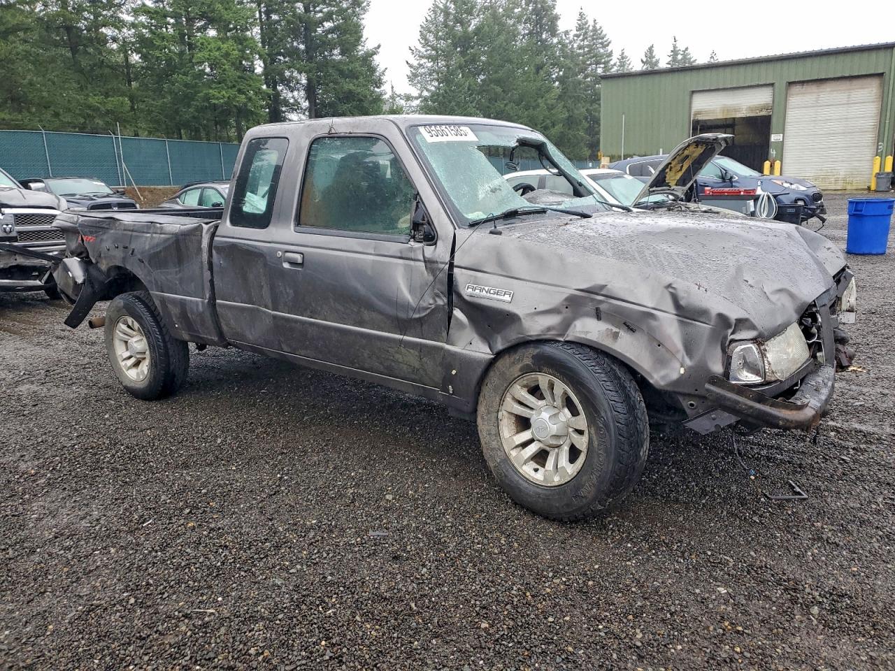 2007 Ford Ranger Super Cab Gray vin: 1FTYR44U07PA09702