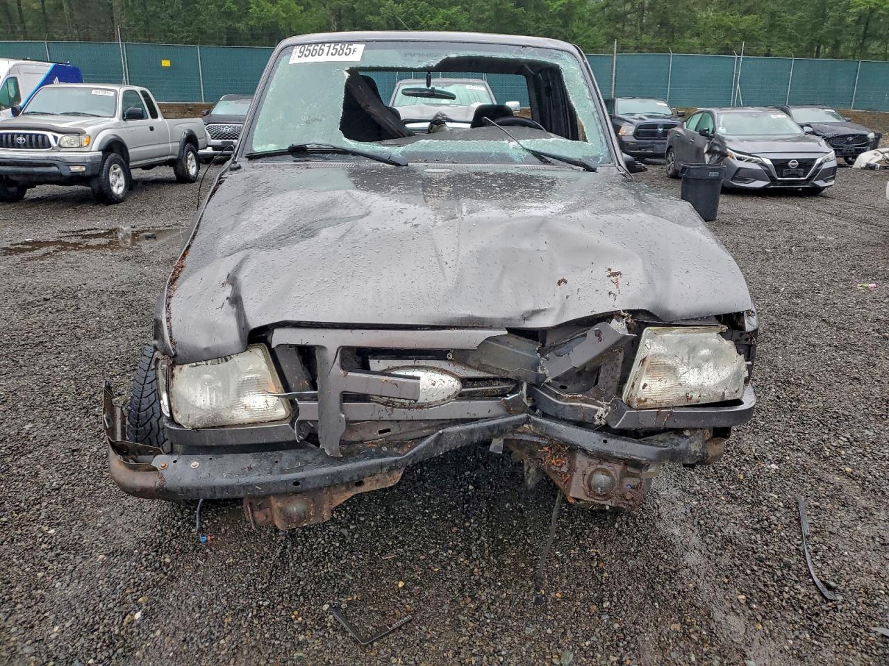 2007 Ford Ranger Super Cab Gray vin: 1FTYR44U07PA09702