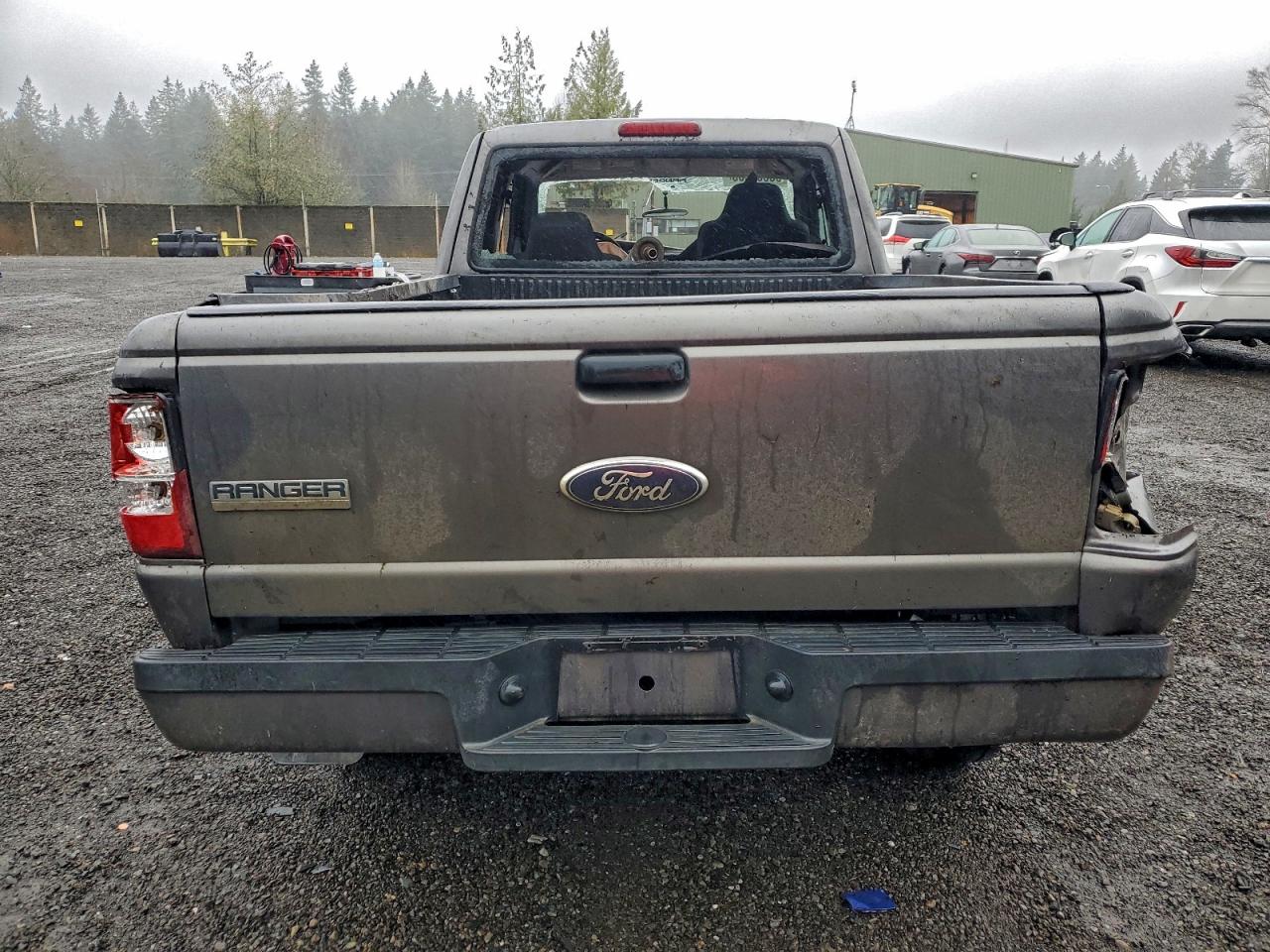 2007 Ford Ranger Super Cab Gray vin: 1FTYR44U07PA09702