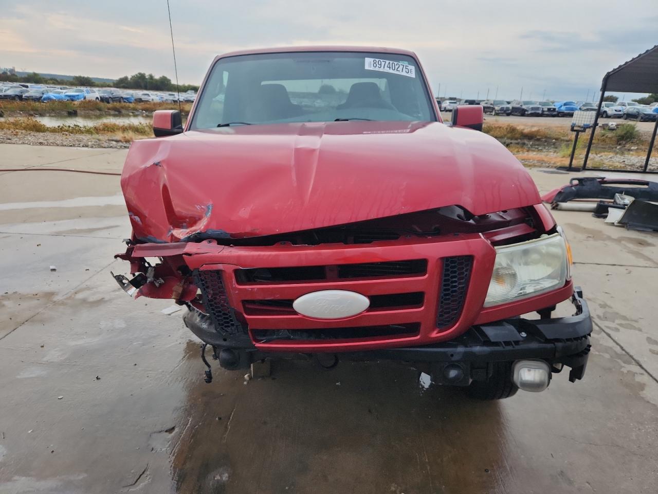 2007 Ford Ranger Super Cab Red vin: 1FTYR44U07PA82780
