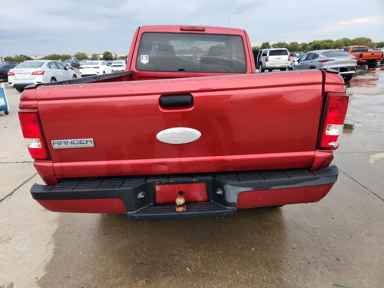 2007 Ford Ranger Super Cab Red vin: 1FTYR44U07PA82780