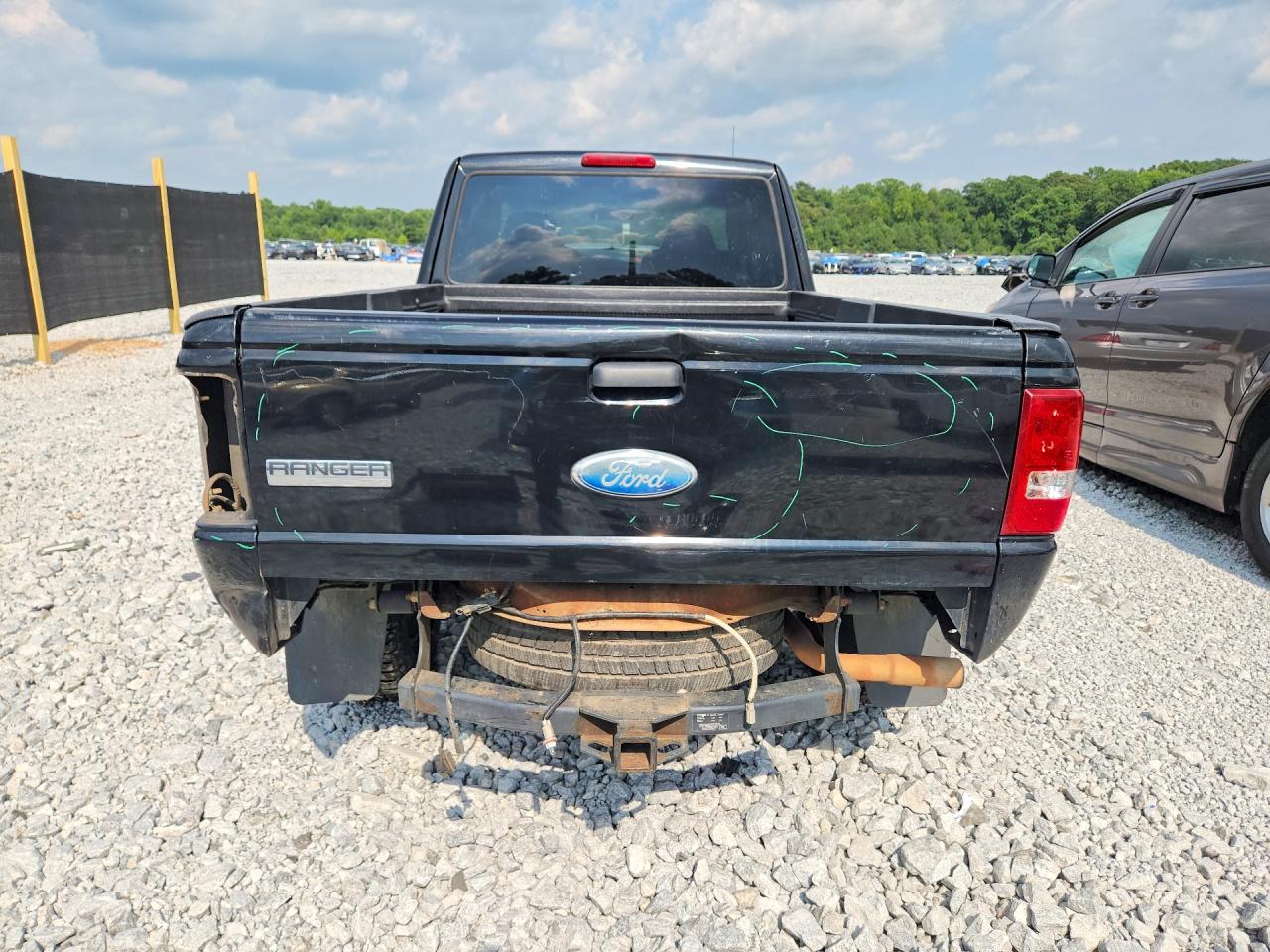 2008 Ford Ranger Super Cab Black vin: 1FTYR44U08PA15971