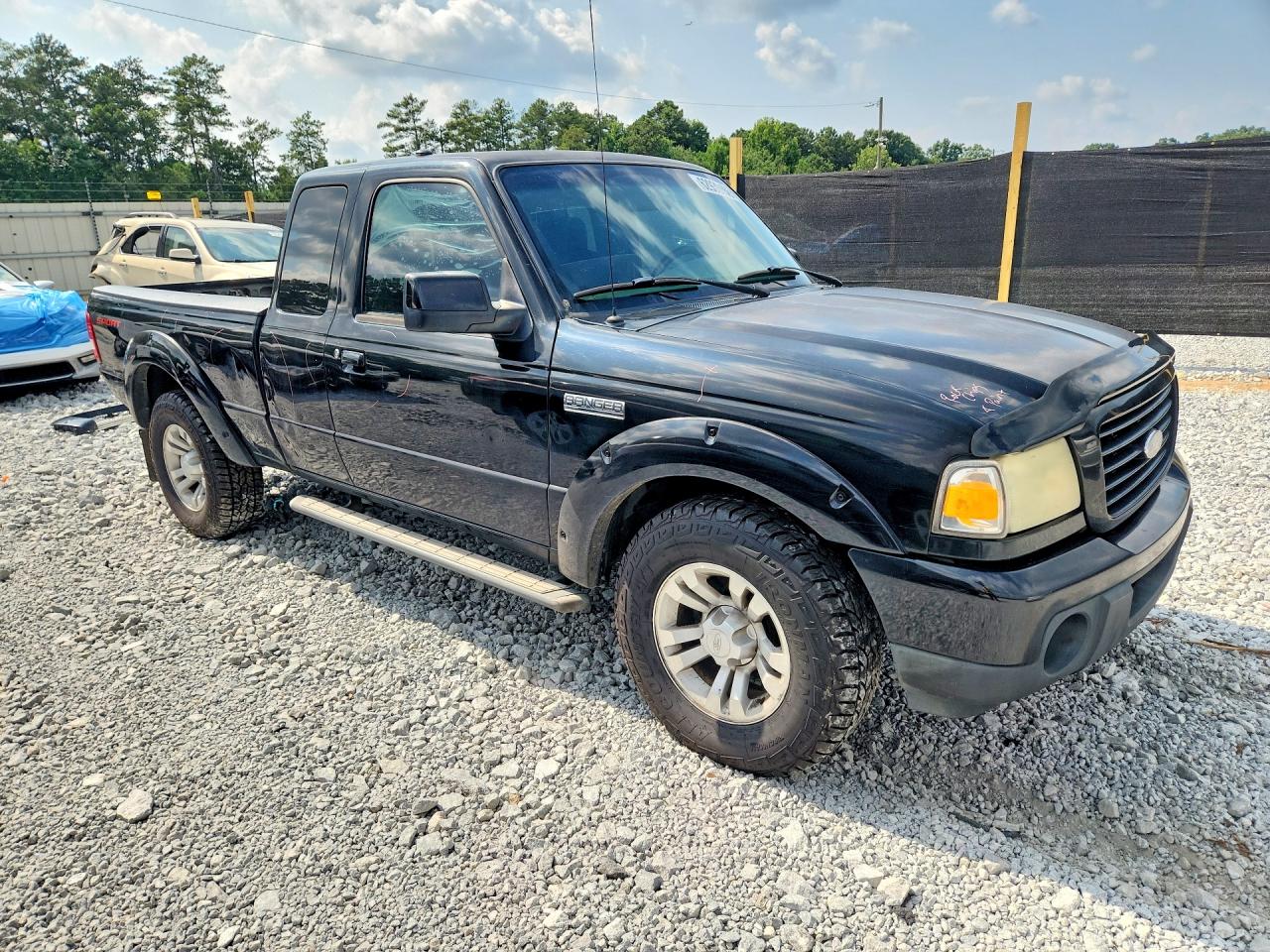 2008 Ford Ranger Super Cab Black vin: 1FTYR44U08PA15971