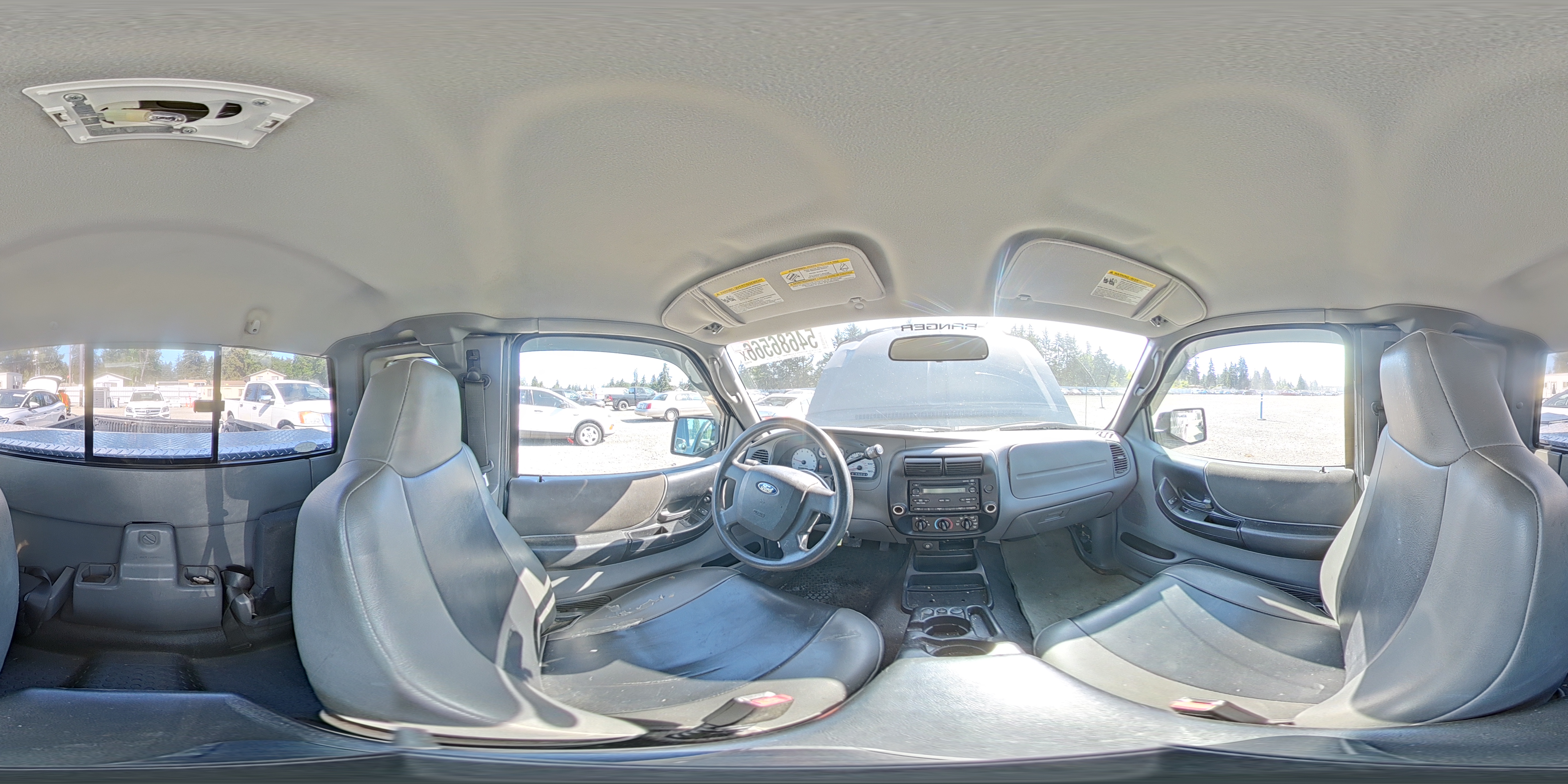 2008 Ford Ranger Super Cab Gray vin: 1FTYR44U08PA26128