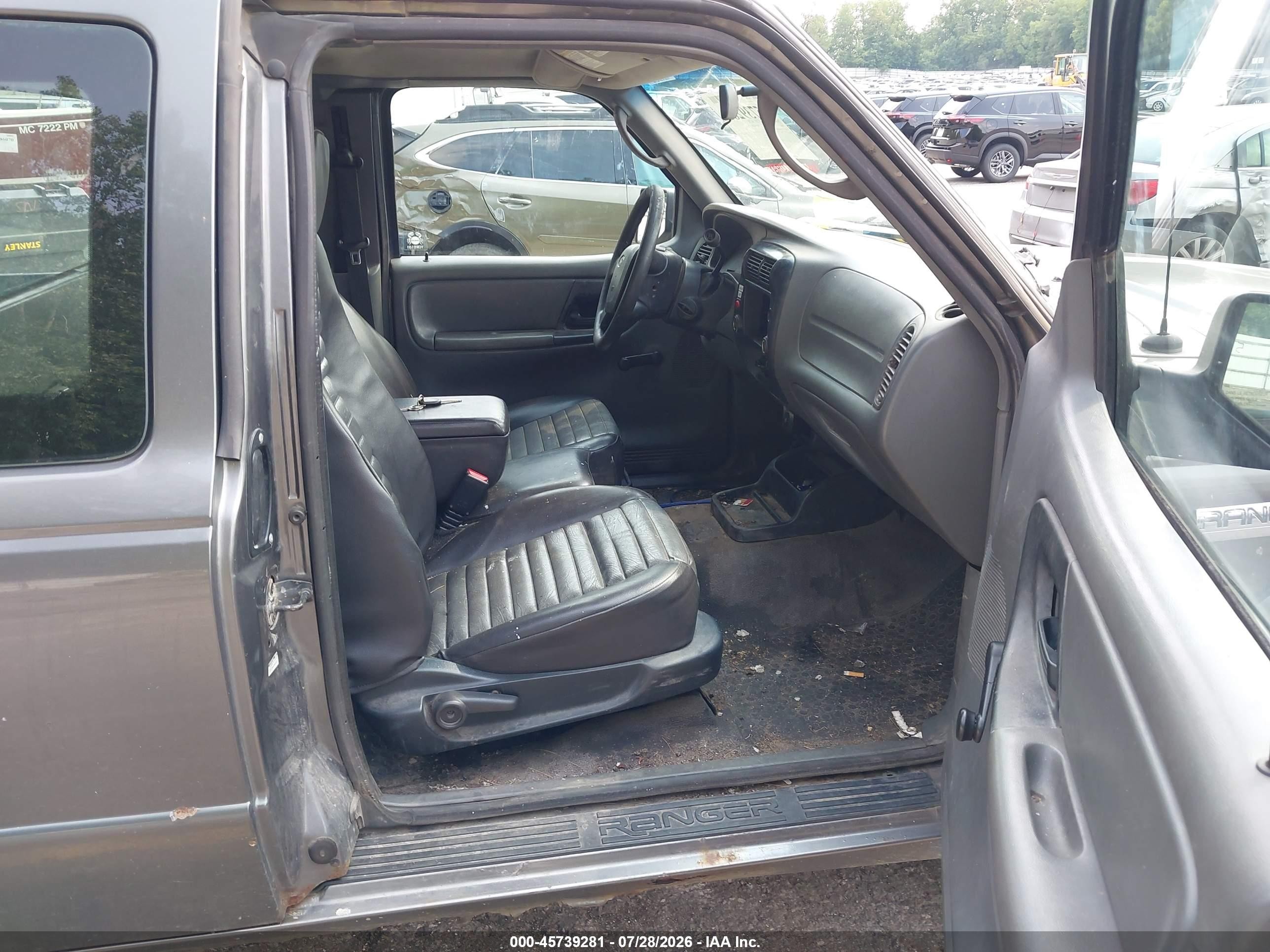 2008 Ford Ranger Sport/xlt Black vin: 1FTYR44U08PA37405