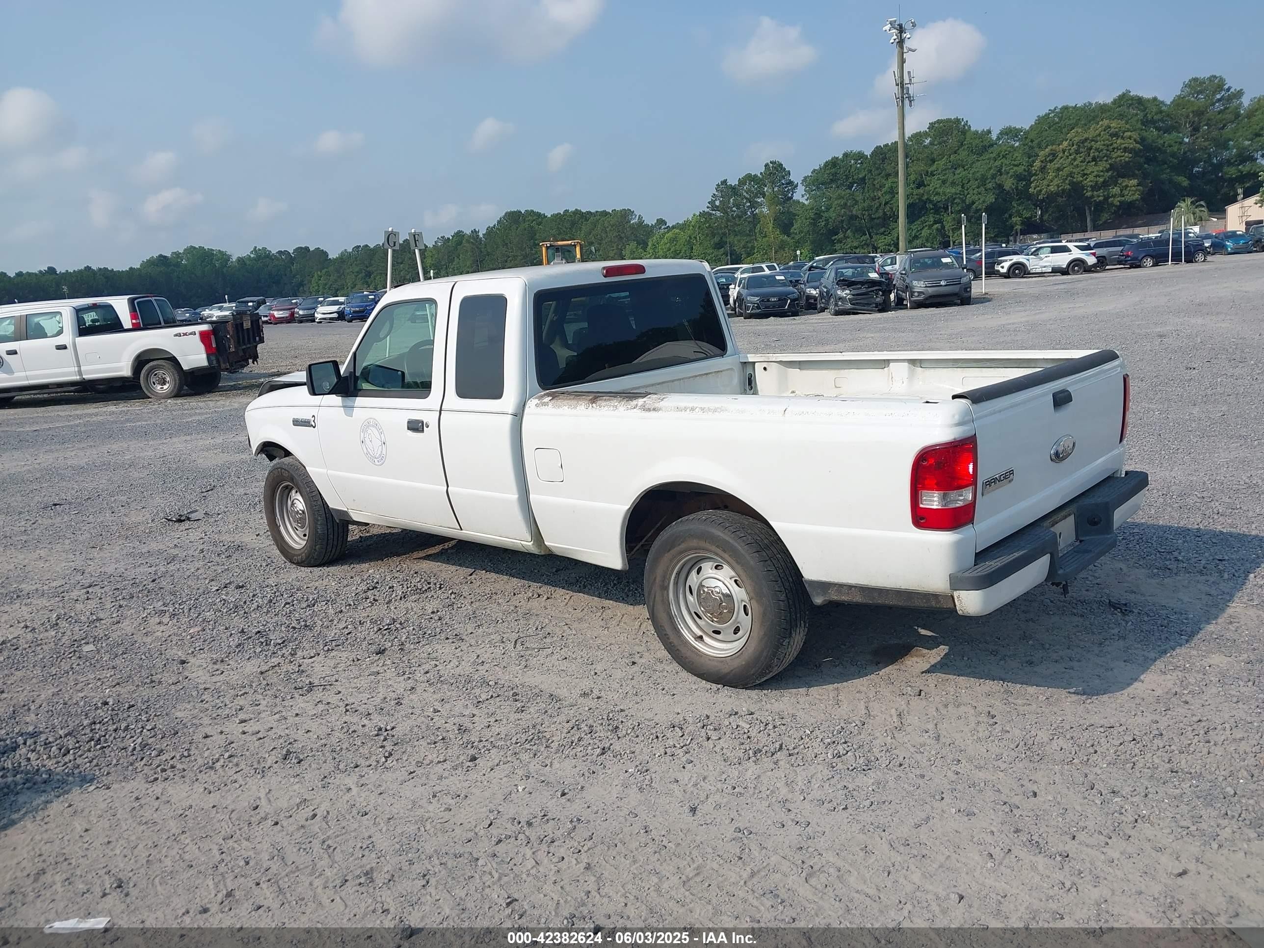 2008 Ford Ranger Sport/xlt White vin: 1FTYR44U08PA99418