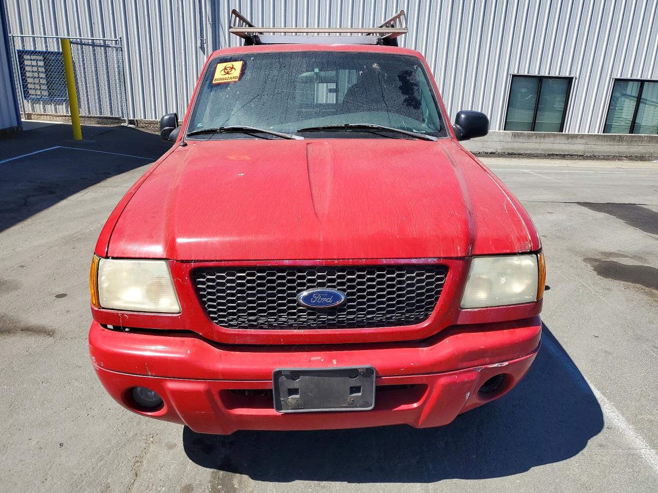 2002 Ford Ranger Super Cab Red vin: 1FTYR44U12PA34763