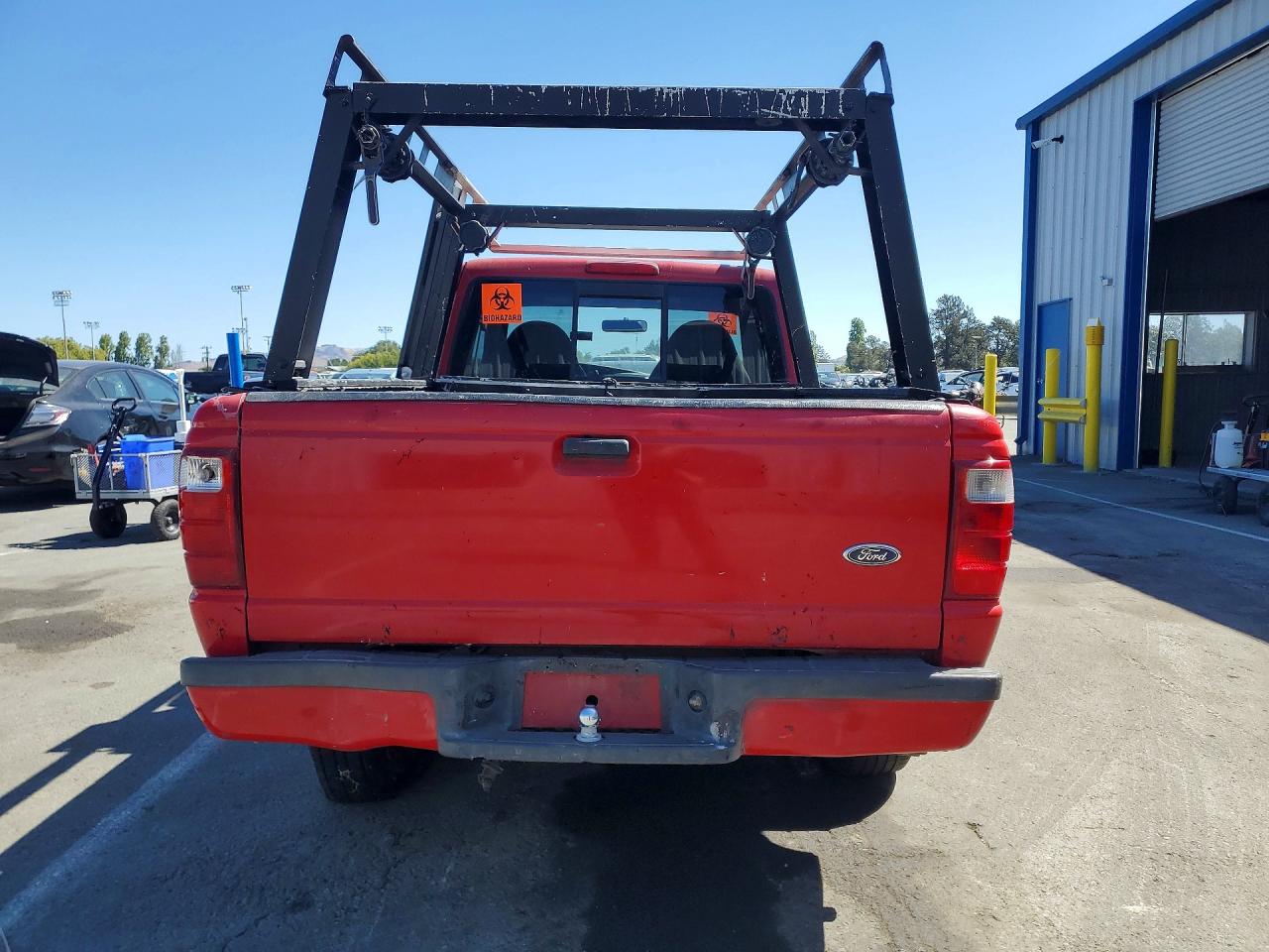 2002 Ford Ranger Super Cab Red vin: 1FTYR44U12PA34763