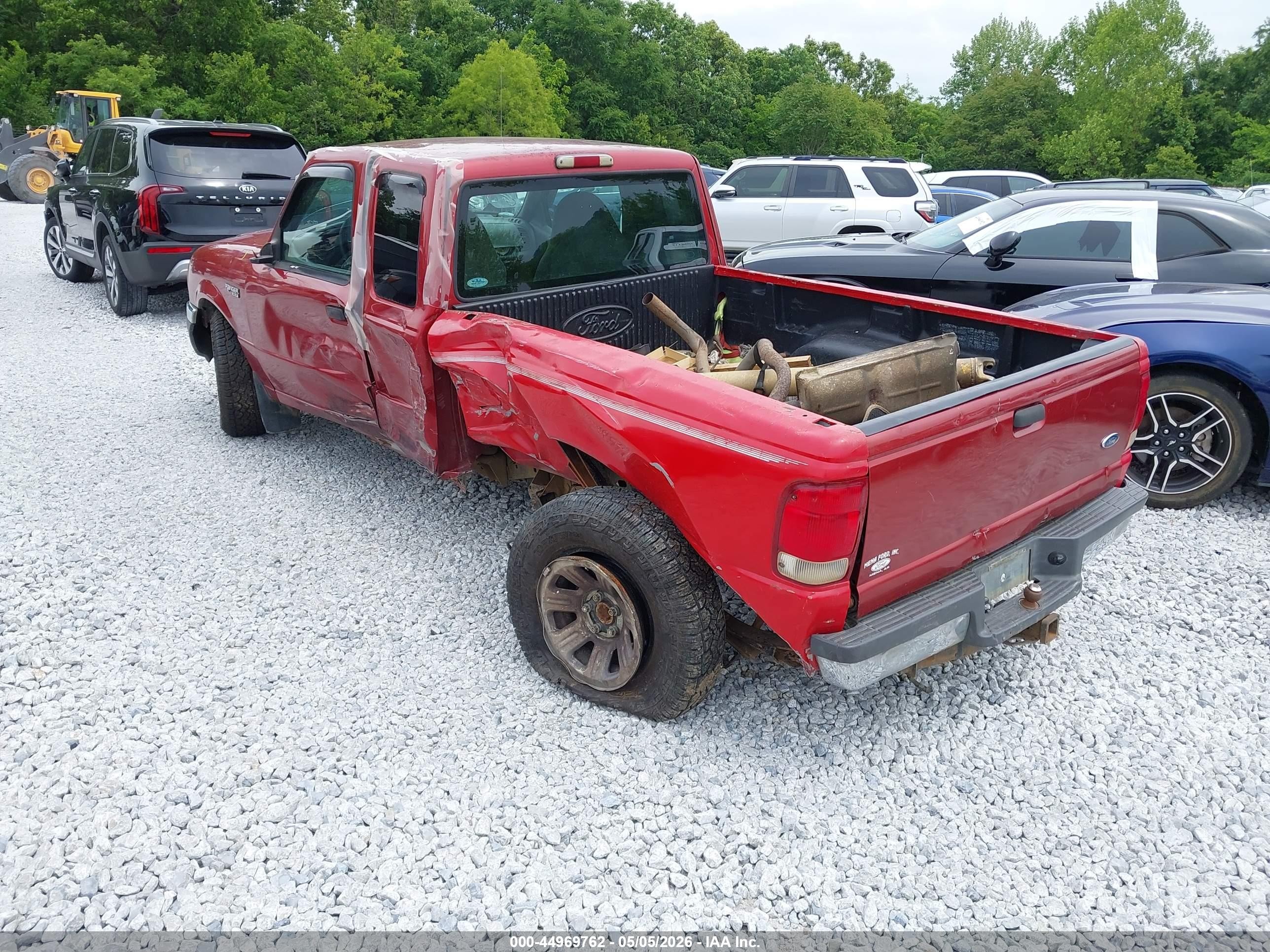 2002 Ford Ranger Edge/tremor/xlt Maroon vin: 1FTYR44U12TA42935