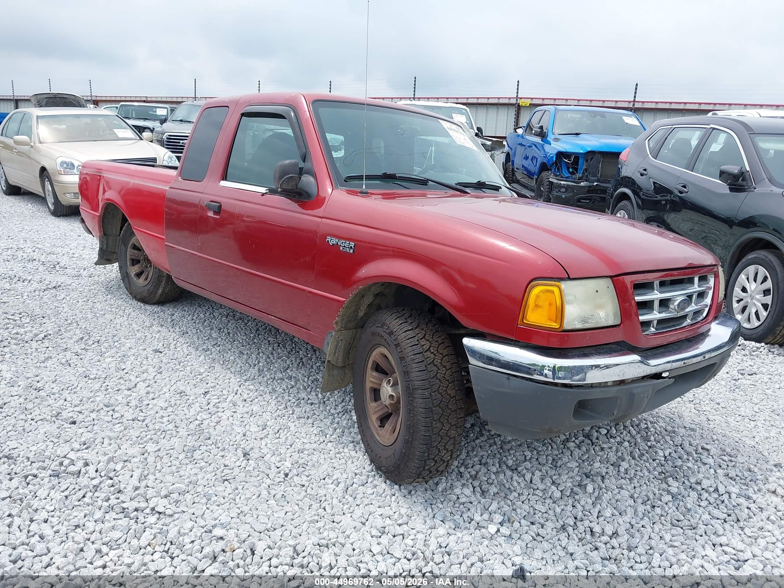2002 Ford Ranger Edge/tremor/xlt Maroon vin: 1FTYR44U12TA42935