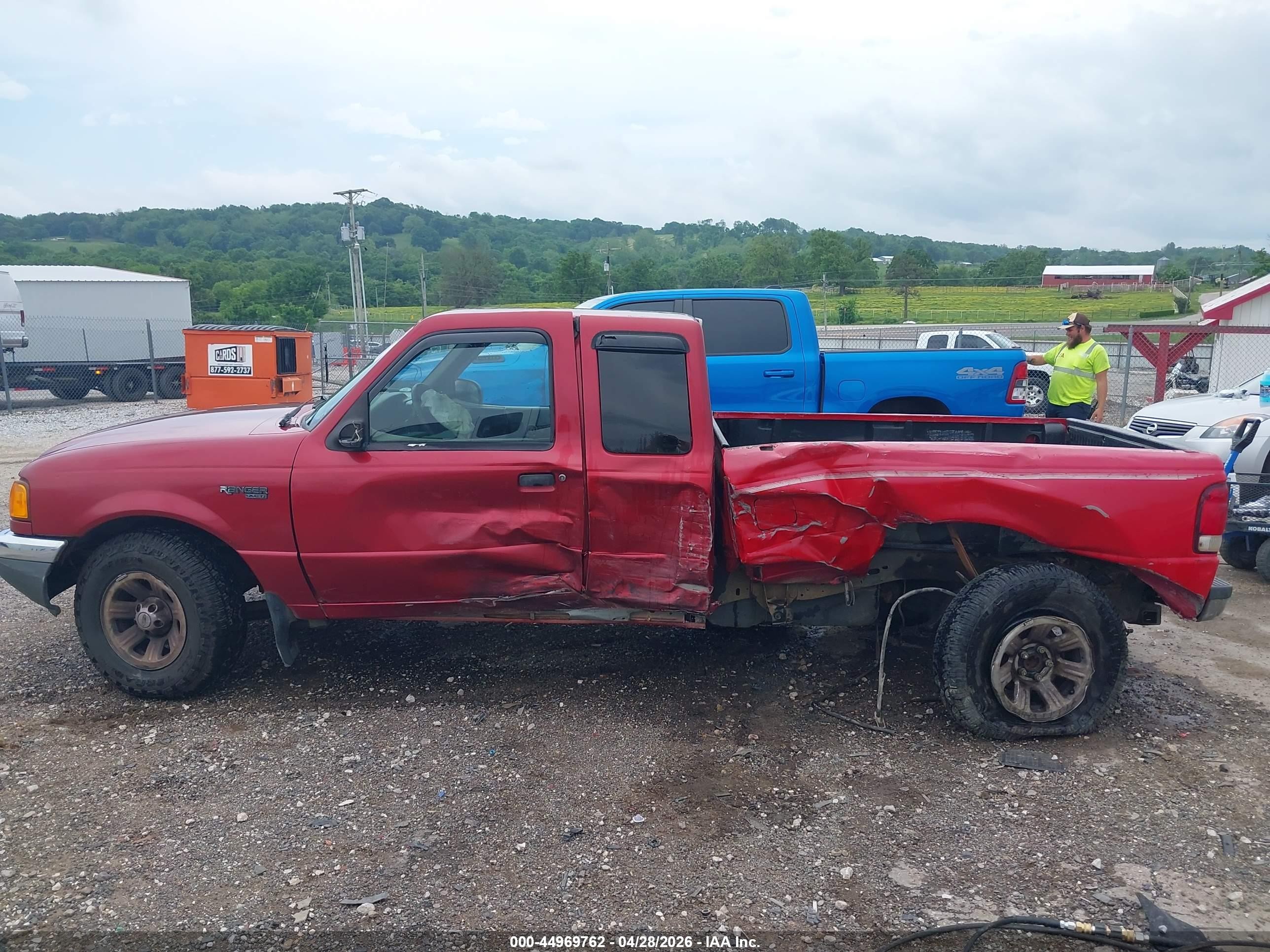2002 Ford Ranger Edge/tremor/xlt Maroon vin: 1FTYR44U12TA42935