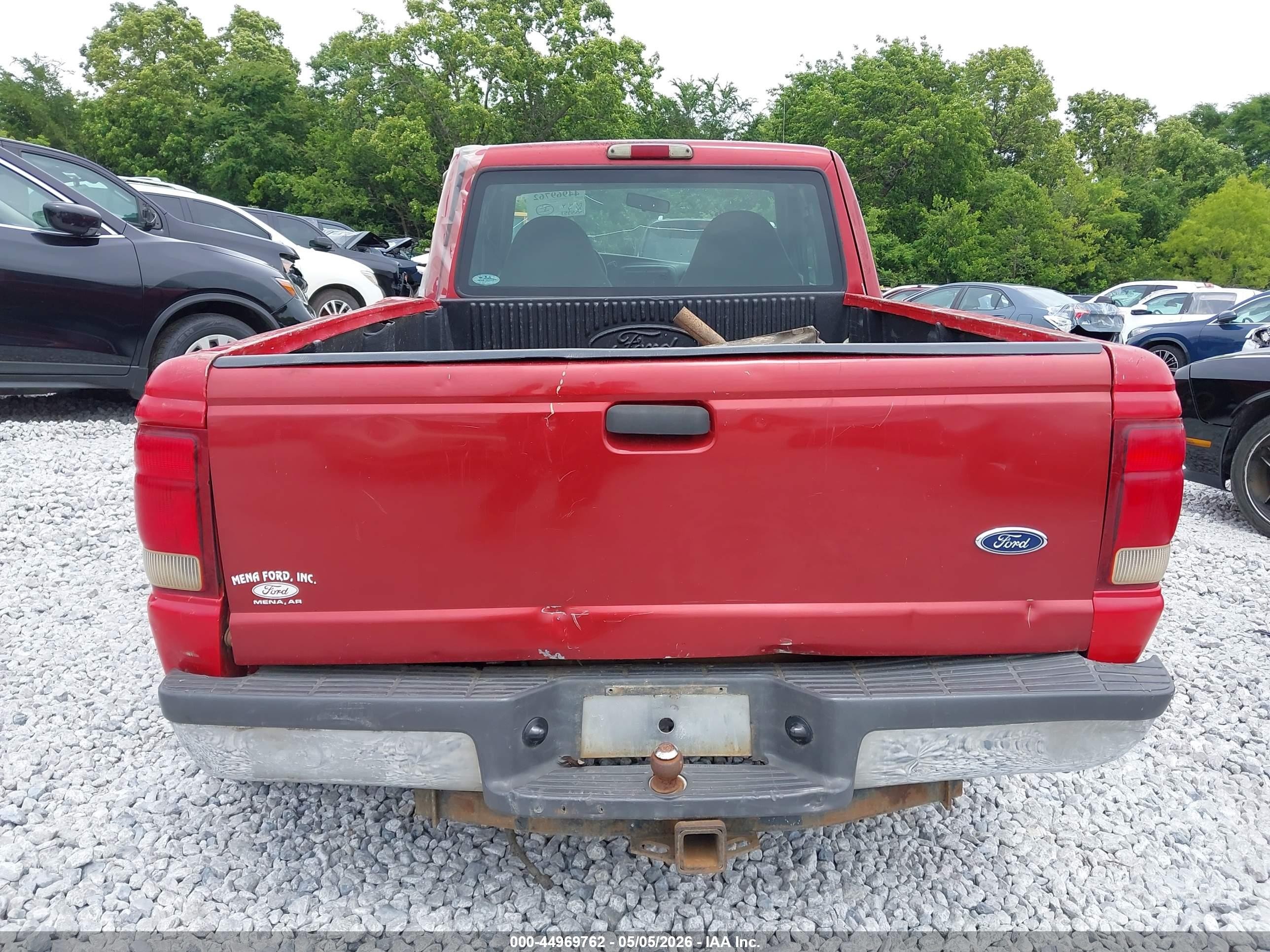 2002 Ford Ranger Edge/tremor/xlt Maroon vin: 1FTYR44U12TA42935