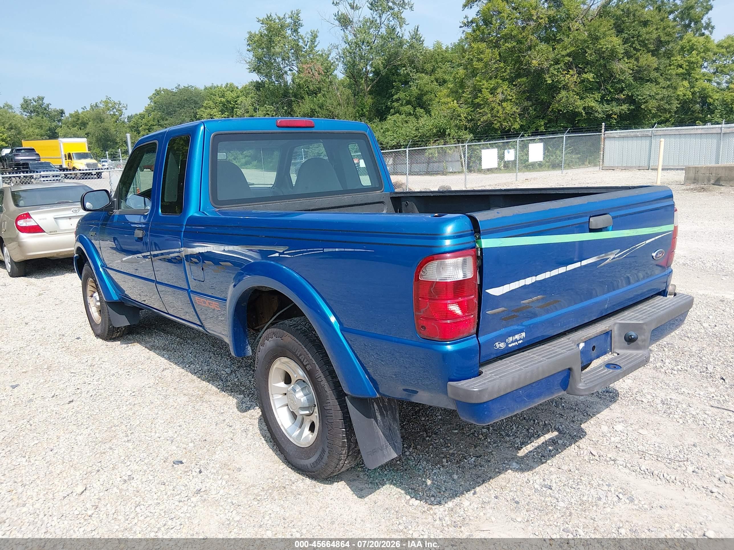 2002 Ford Ranger Edge/tremor/xlt Синий vin: 1FTYR44U12TA45124