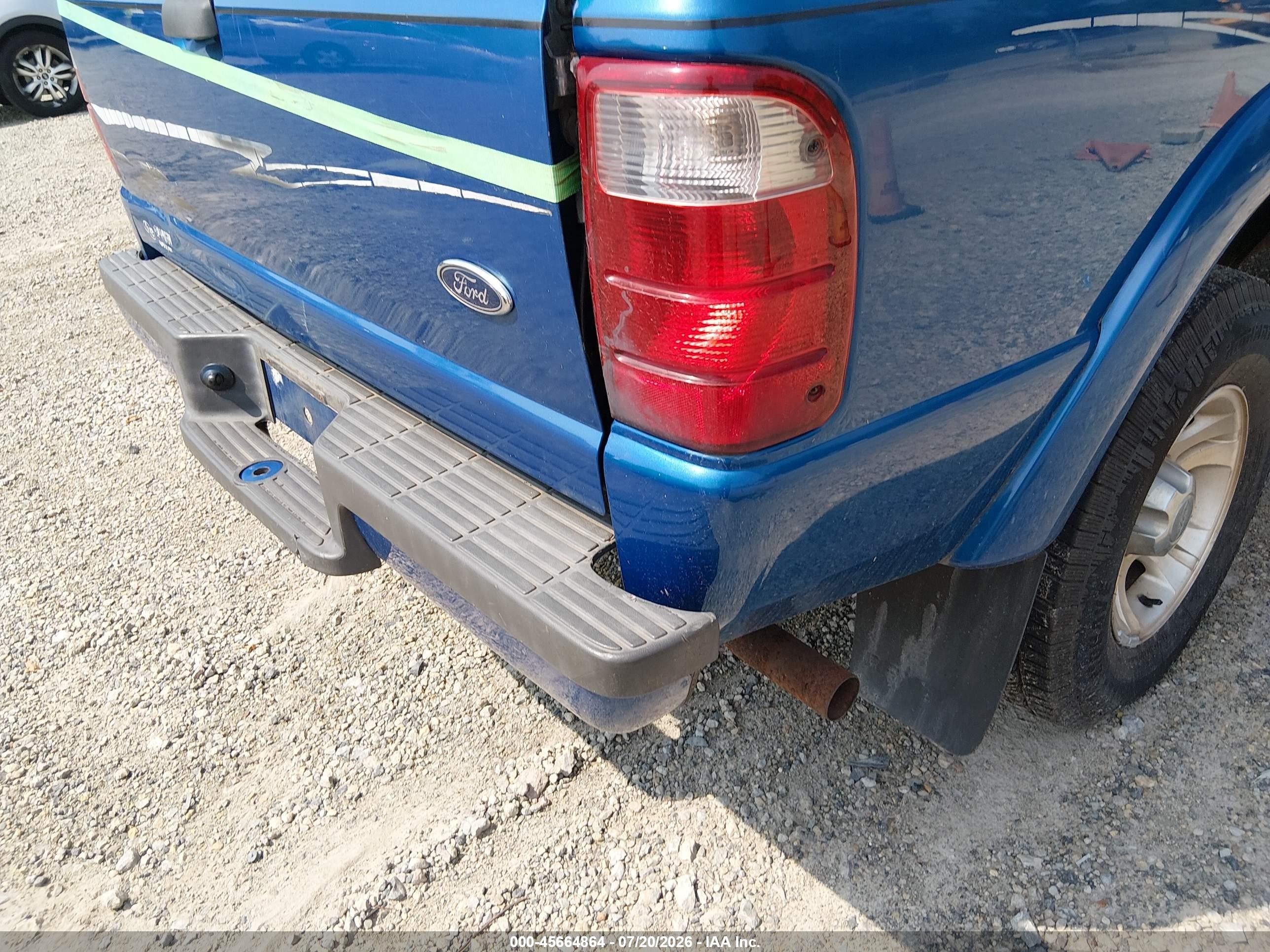 2002 Ford Ranger Edge/tremor/xlt Синий vin: 1FTYR44U12TA45124