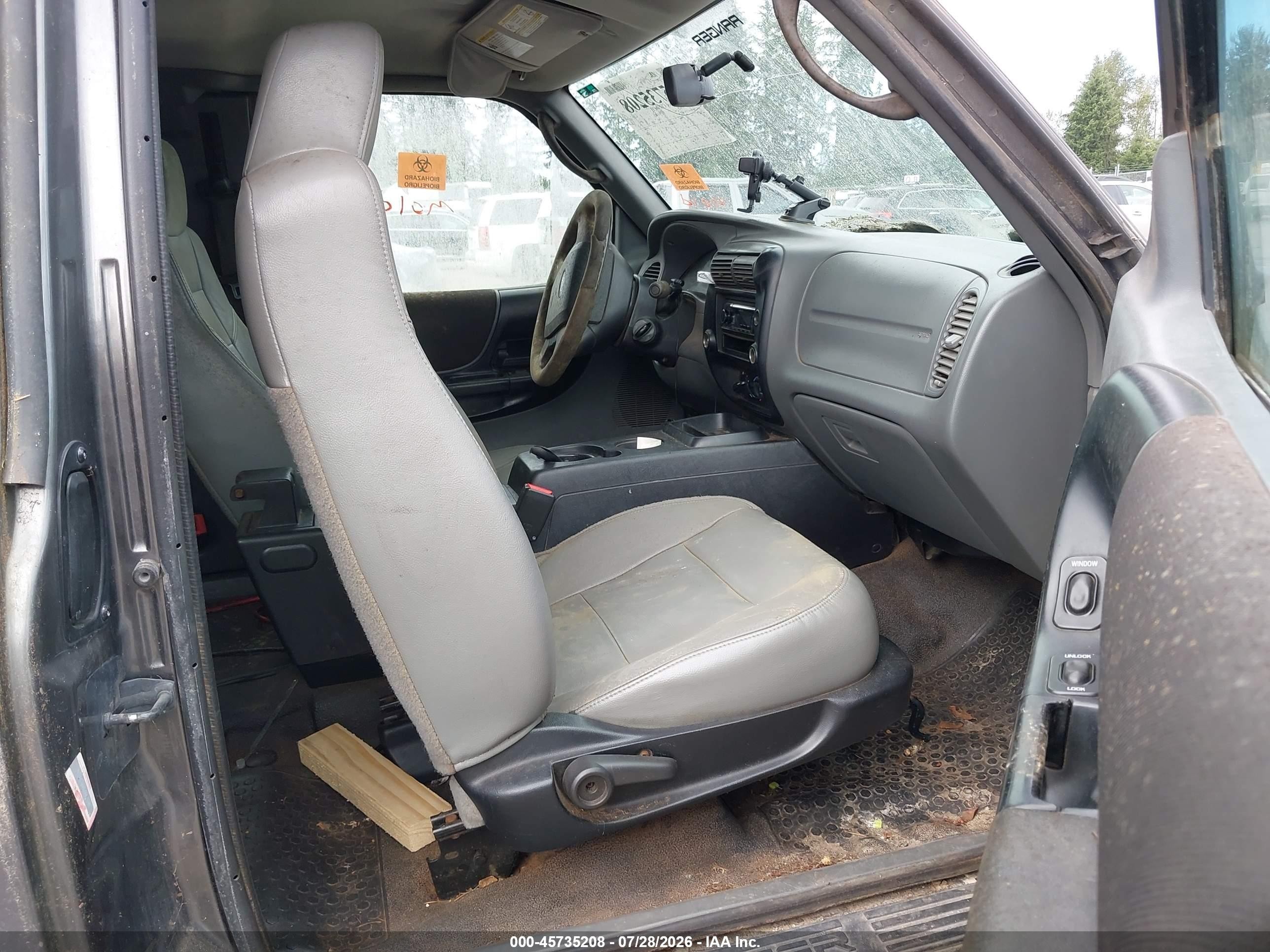 2007 Ford Ranger Sport/stx/xlt Gray vin: 1FTYR44U17PA18022