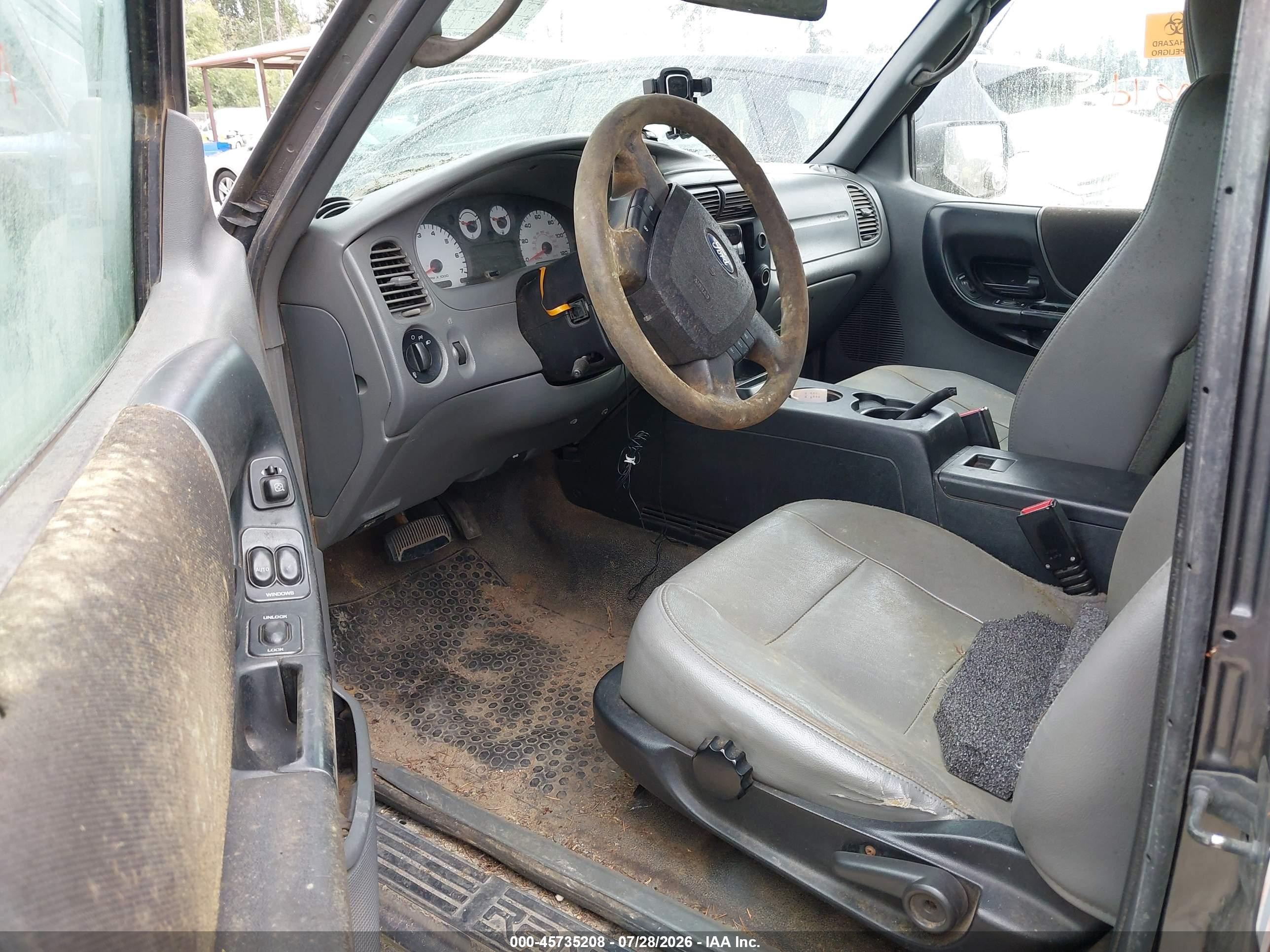 2007 Ford Ranger Sport/stx/xlt Gray vin: 1FTYR44U17PA18022