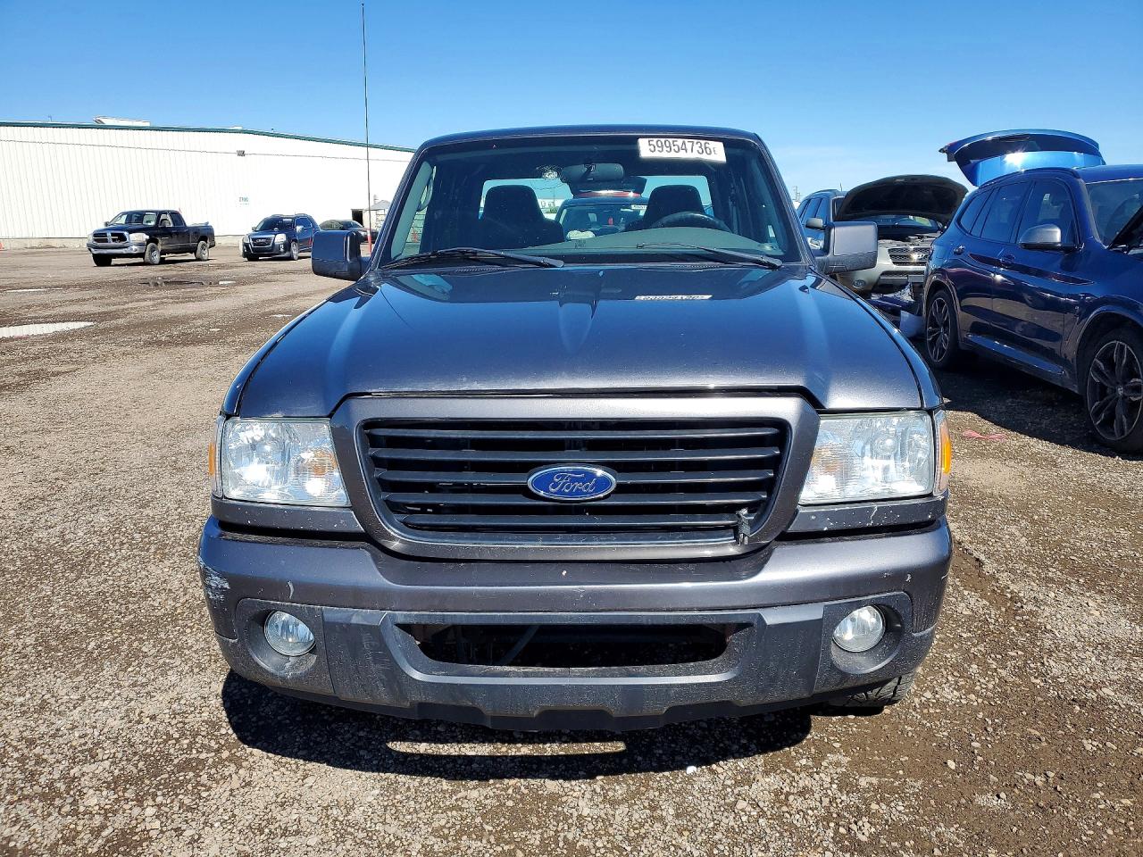2008 Ford Ranger Super Cab Gray vin: 1FTYR44U18PA52771