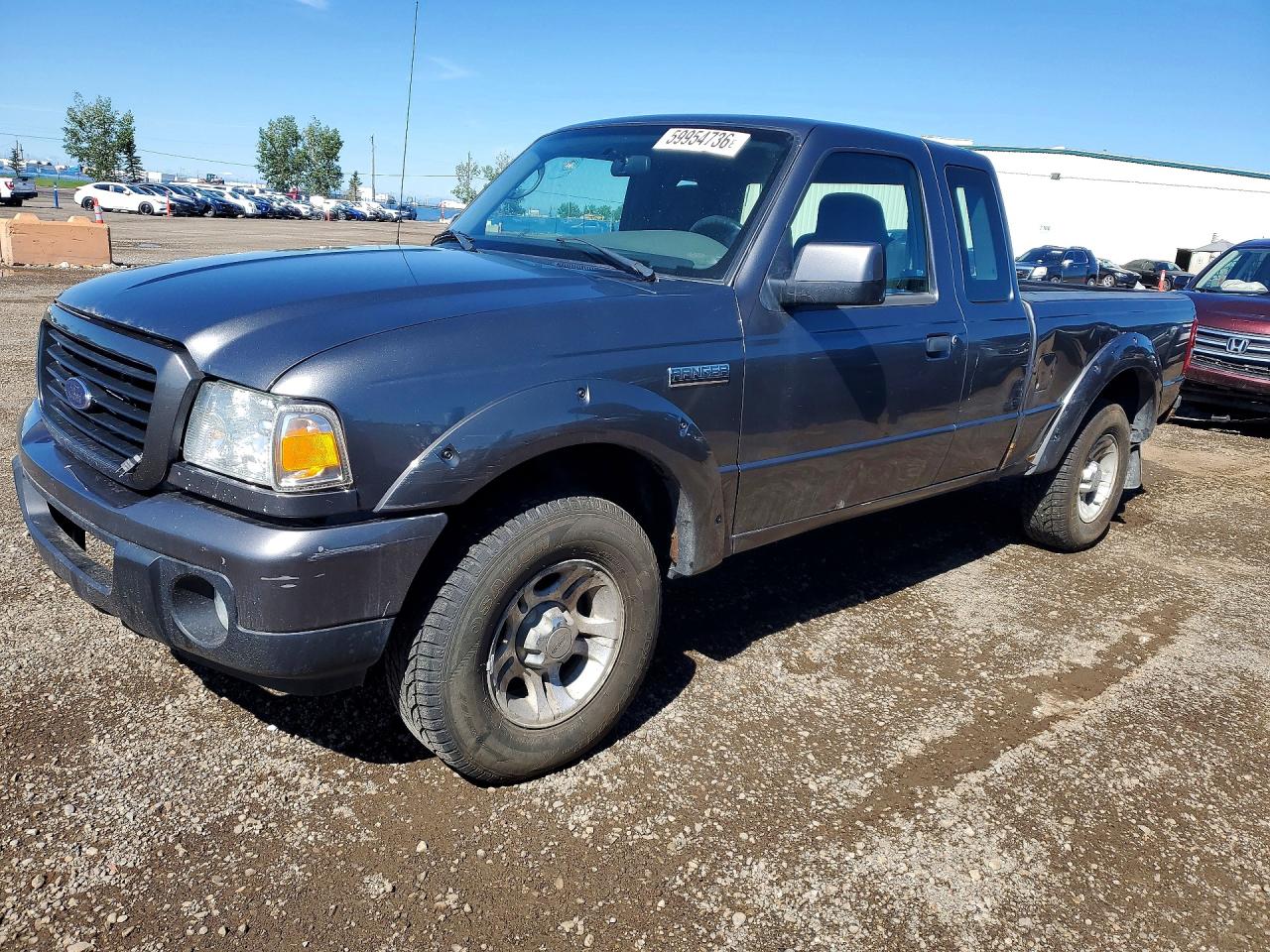 2008 Ford Ranger Super Cab Gray vin: 1FTYR44U18PA52771