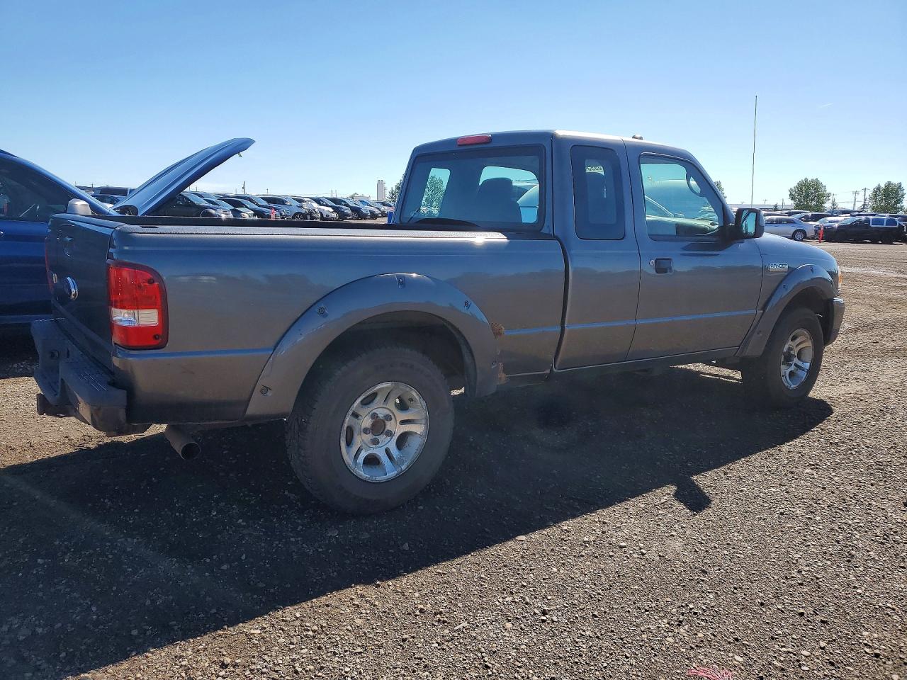 2008 Ford Ranger Super Cab Gray vin: 1FTYR44U18PA52771