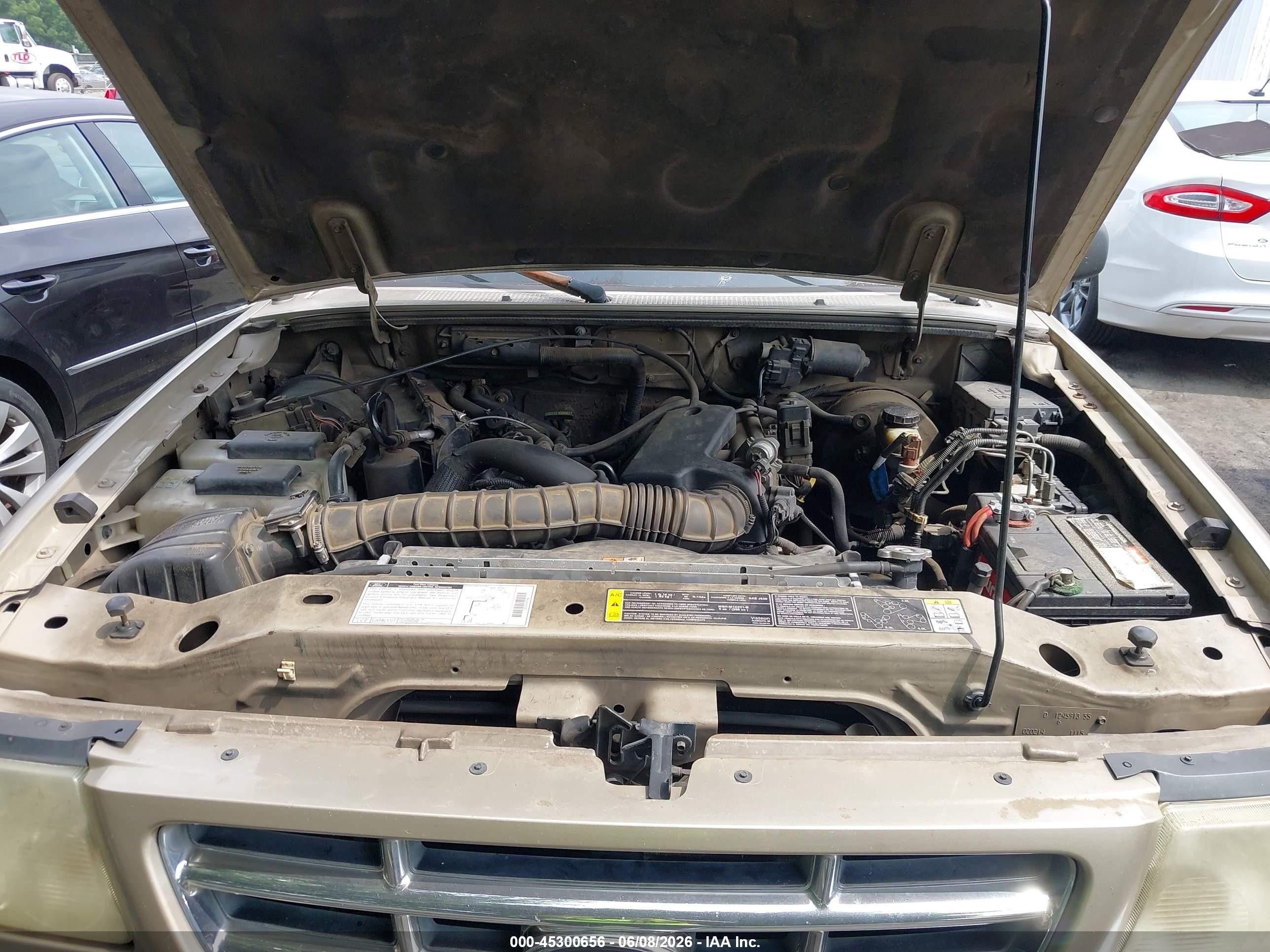 2002 Ford Ranger Edge/tremor/xlt Gold vin: 1FTYR44U22PA92185