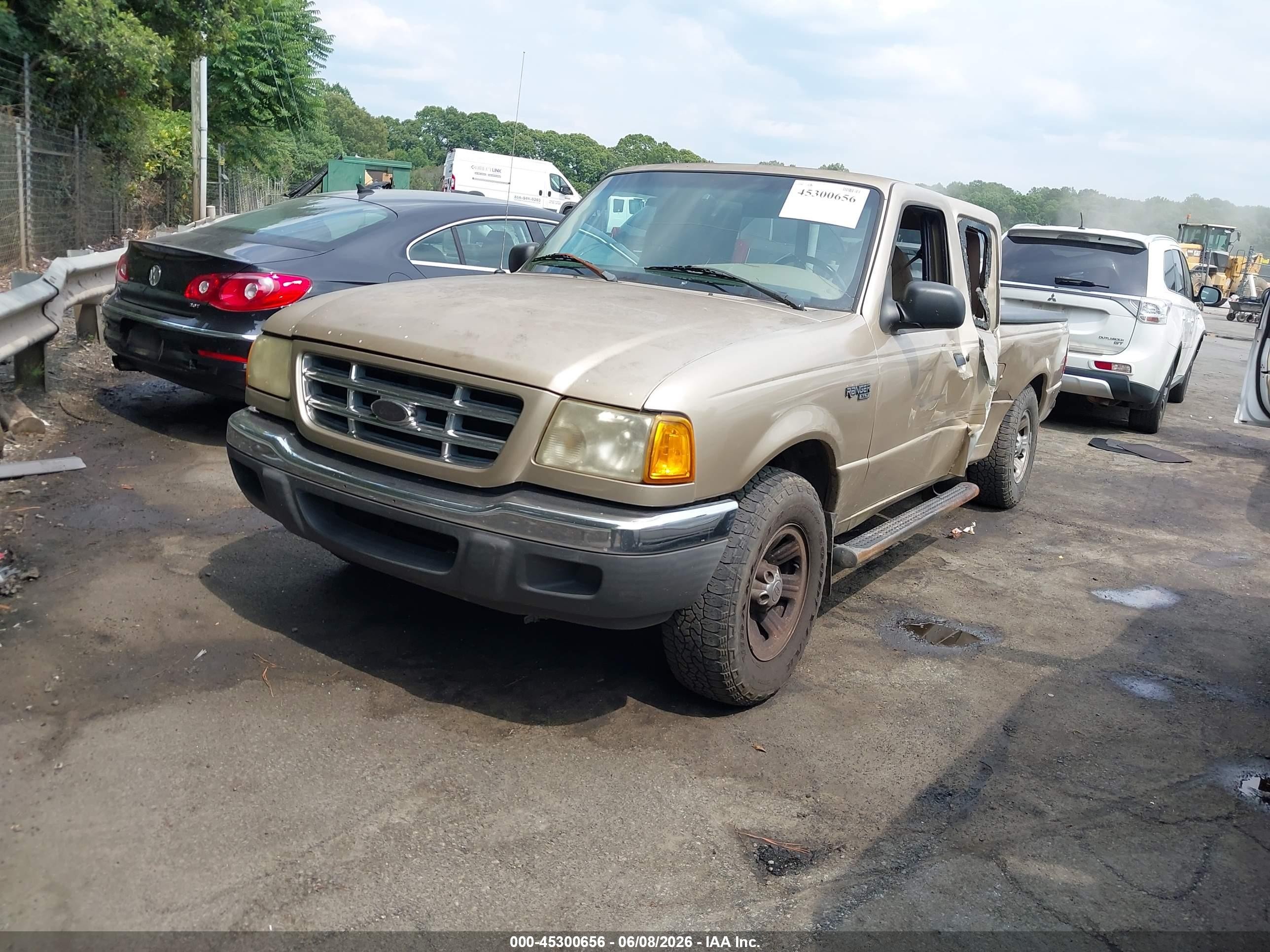 2002 Ford Ranger Edge/tremor/xlt Gold vin: 1FTYR44U22PA92185