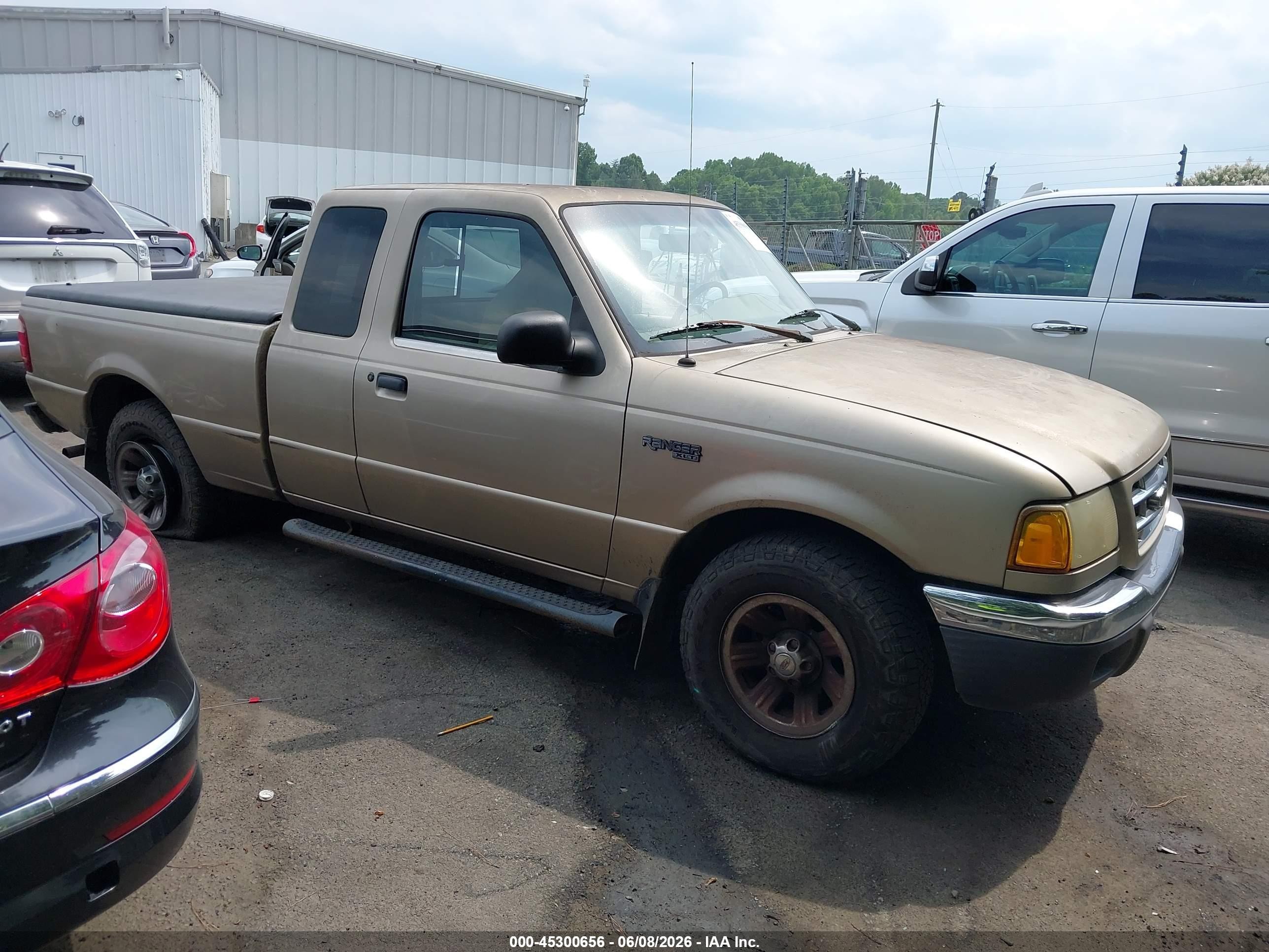 2002 Ford Ranger Edge/tremor/xlt Gold vin: 1FTYR44U22PA92185