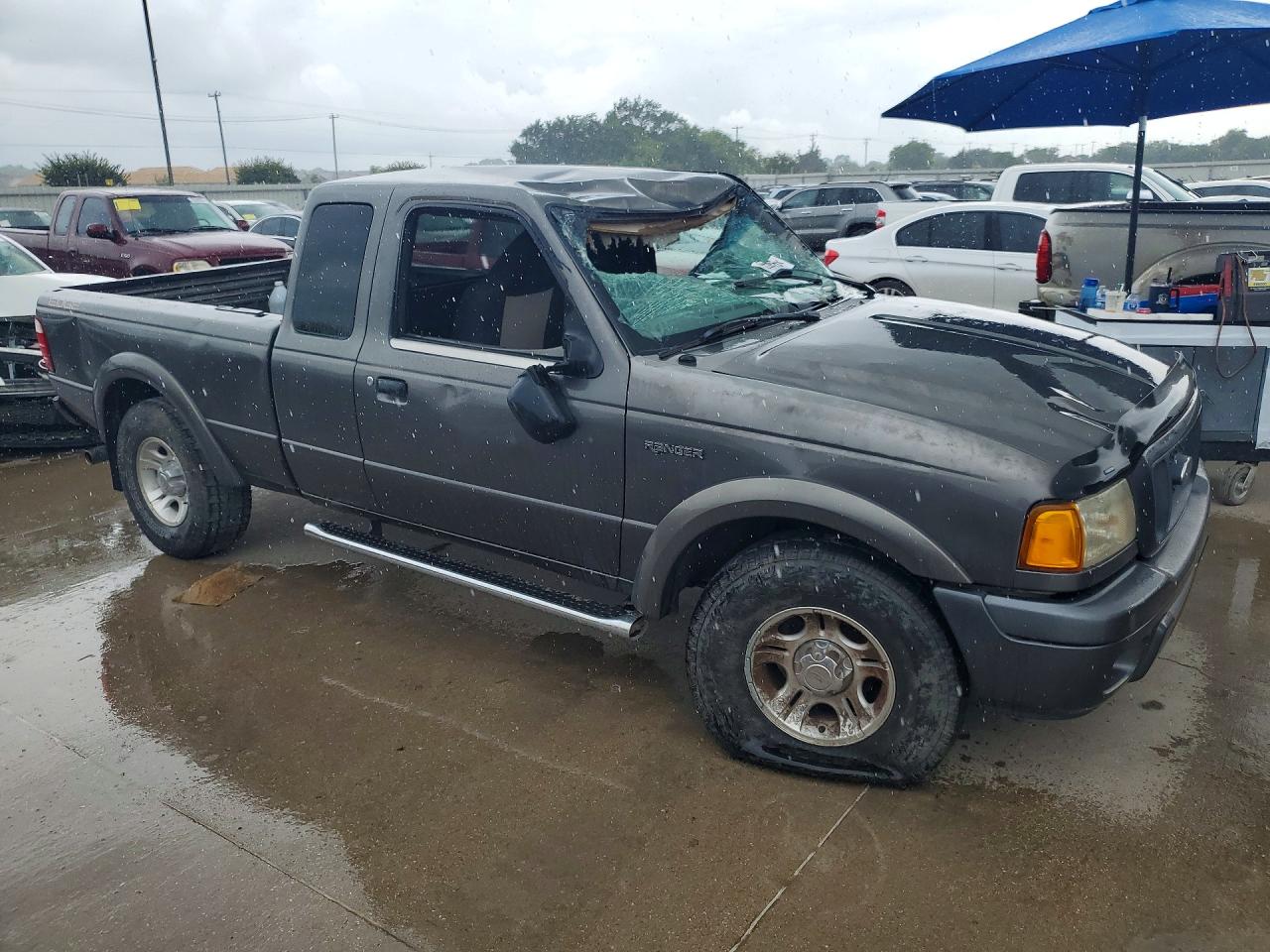 2008 Ford Ranger Серый vin: 1FTYR44U24PA21183