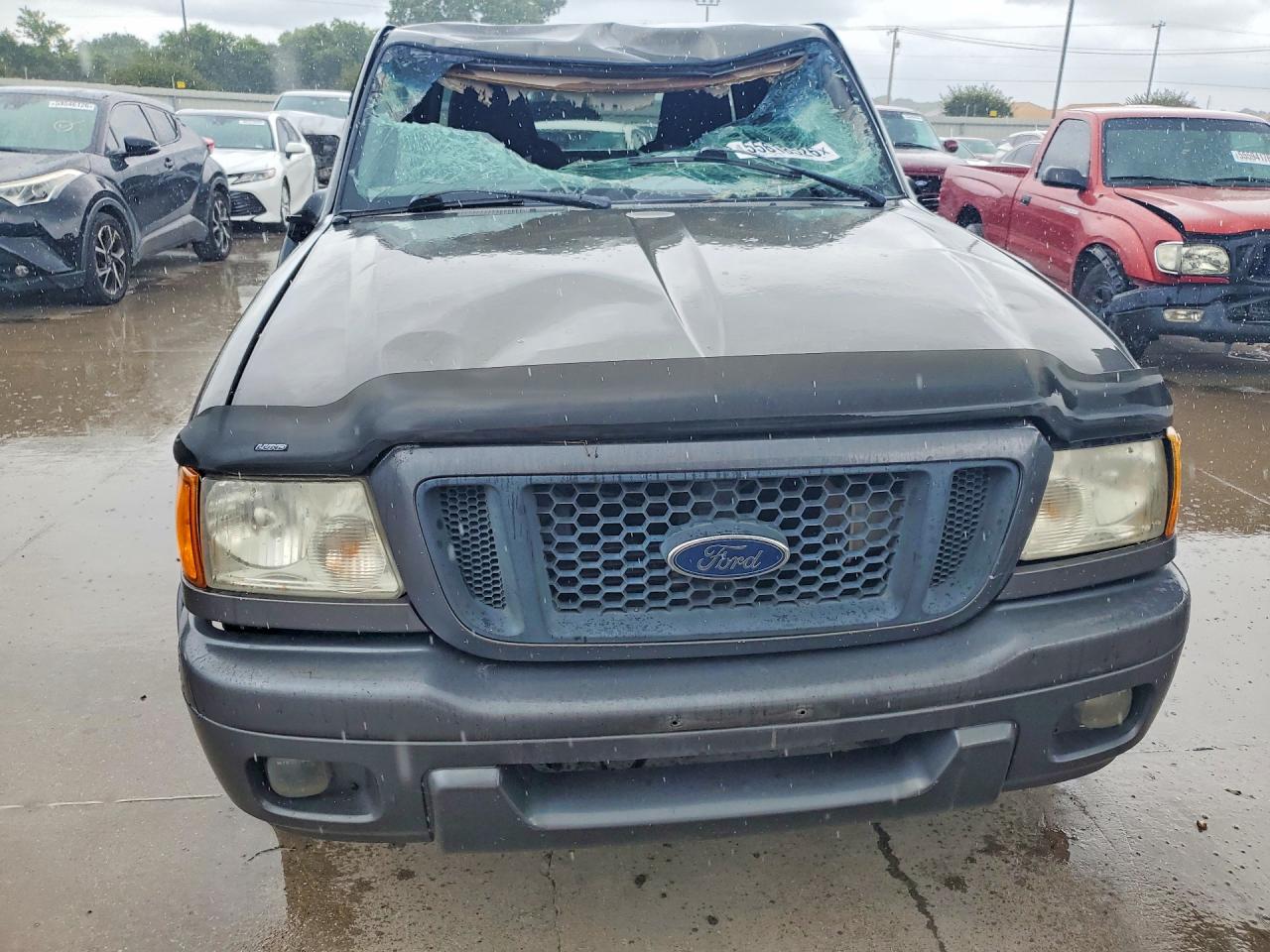 2008 Ford Ranger Серый vin: 1FTYR44U24PA21183