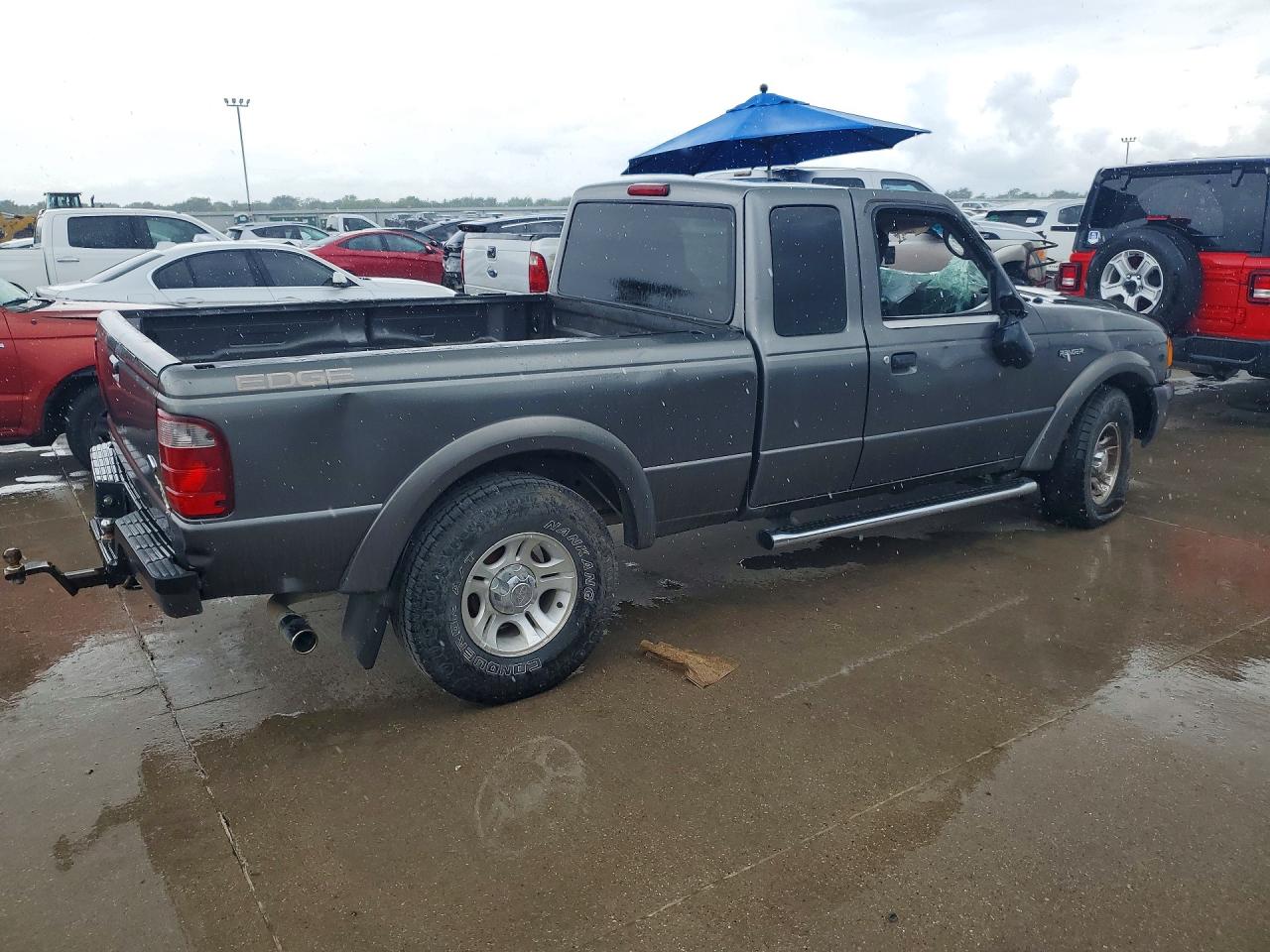2008 Ford Ranger Серый vin: 1FTYR44U24PA21183