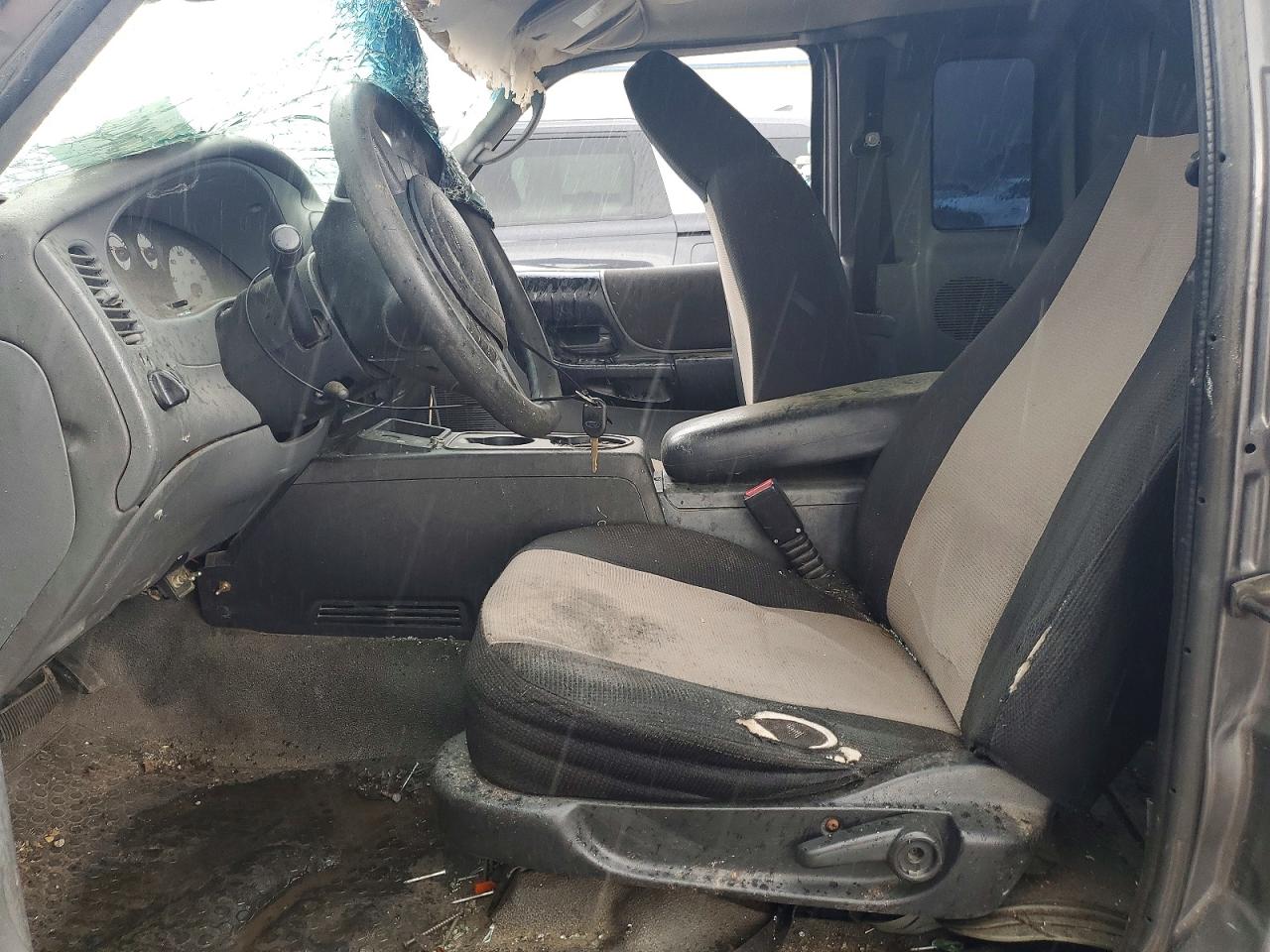 2008 Ford Ranger Серый vin: 1FTYR44U24PA21183