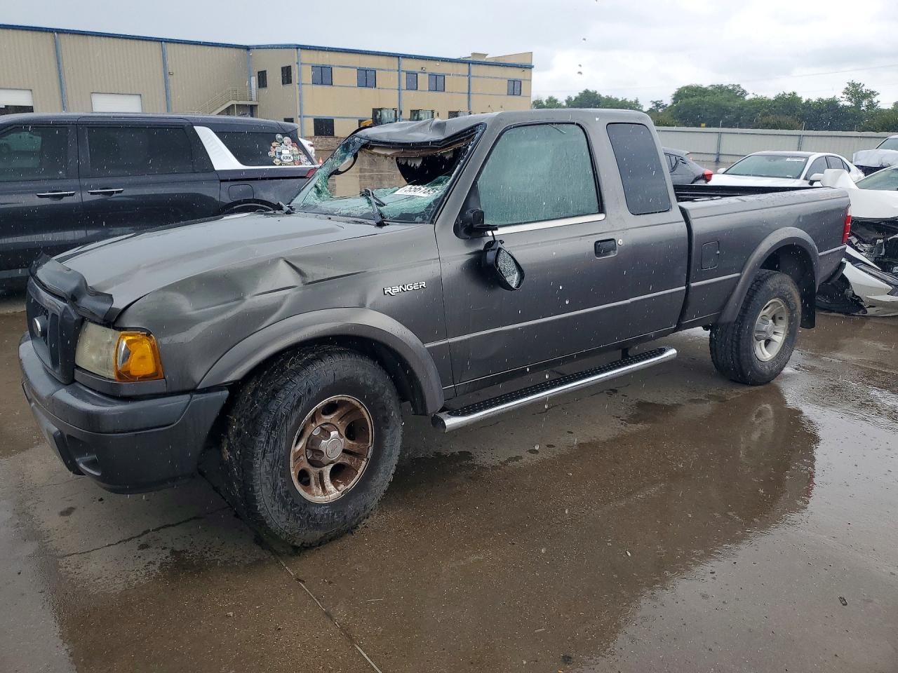 2008 Ford Ranger Серый vin: 1FTYR44U24PA21183