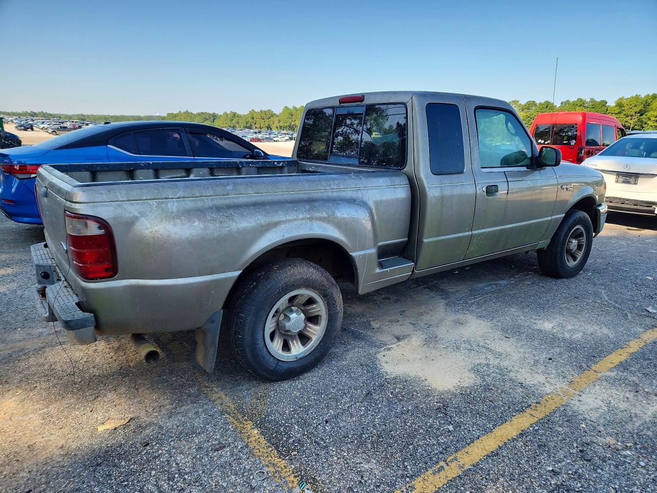2004 Ford Ranger Super Cab Серый vin: 1FTYR44U24PA36038
