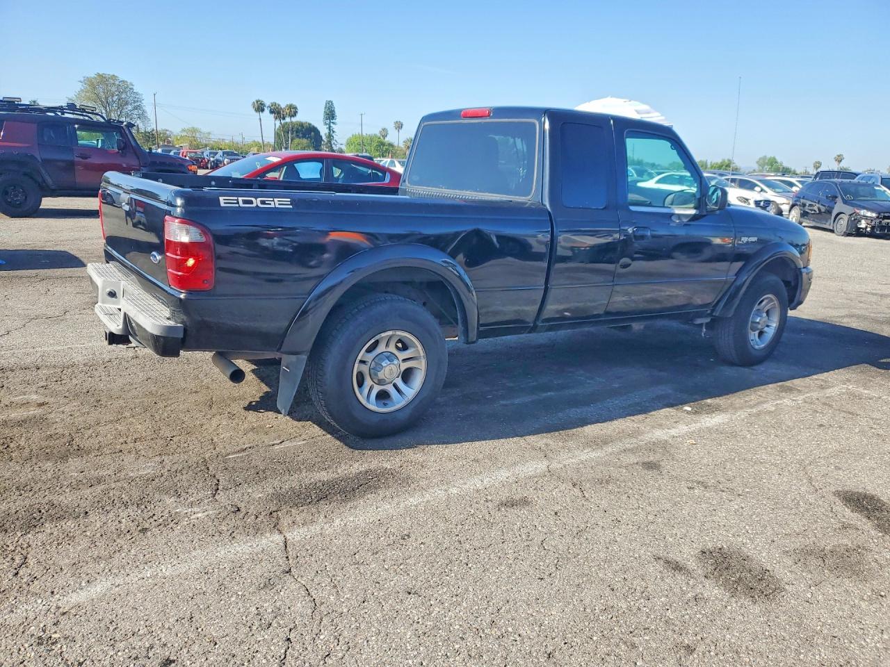2004 Ford Ranger Super Cab Black vin: 1FTYR44U24PA48982