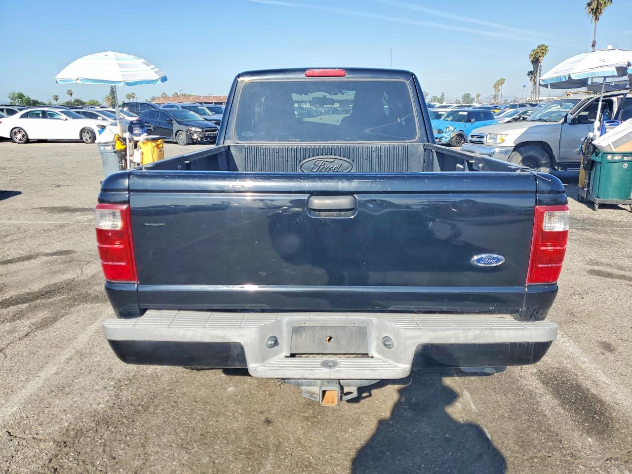 2004 Ford Ranger Super Cab Black vin: 1FTYR44U24PA48982