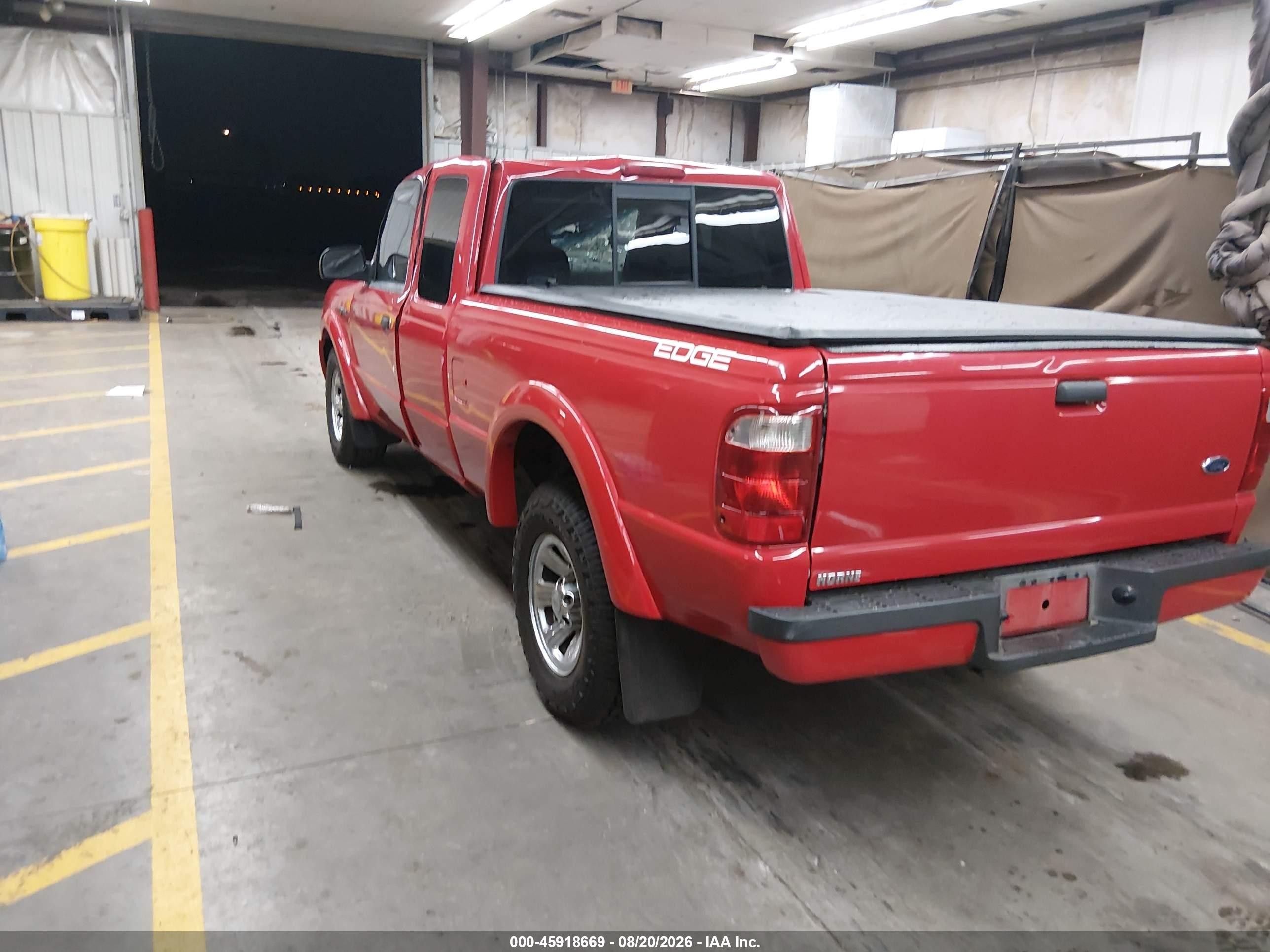 2005 Ford Ranger Edge/stx/xlt Red vin: 1FTYR44U25PA38664