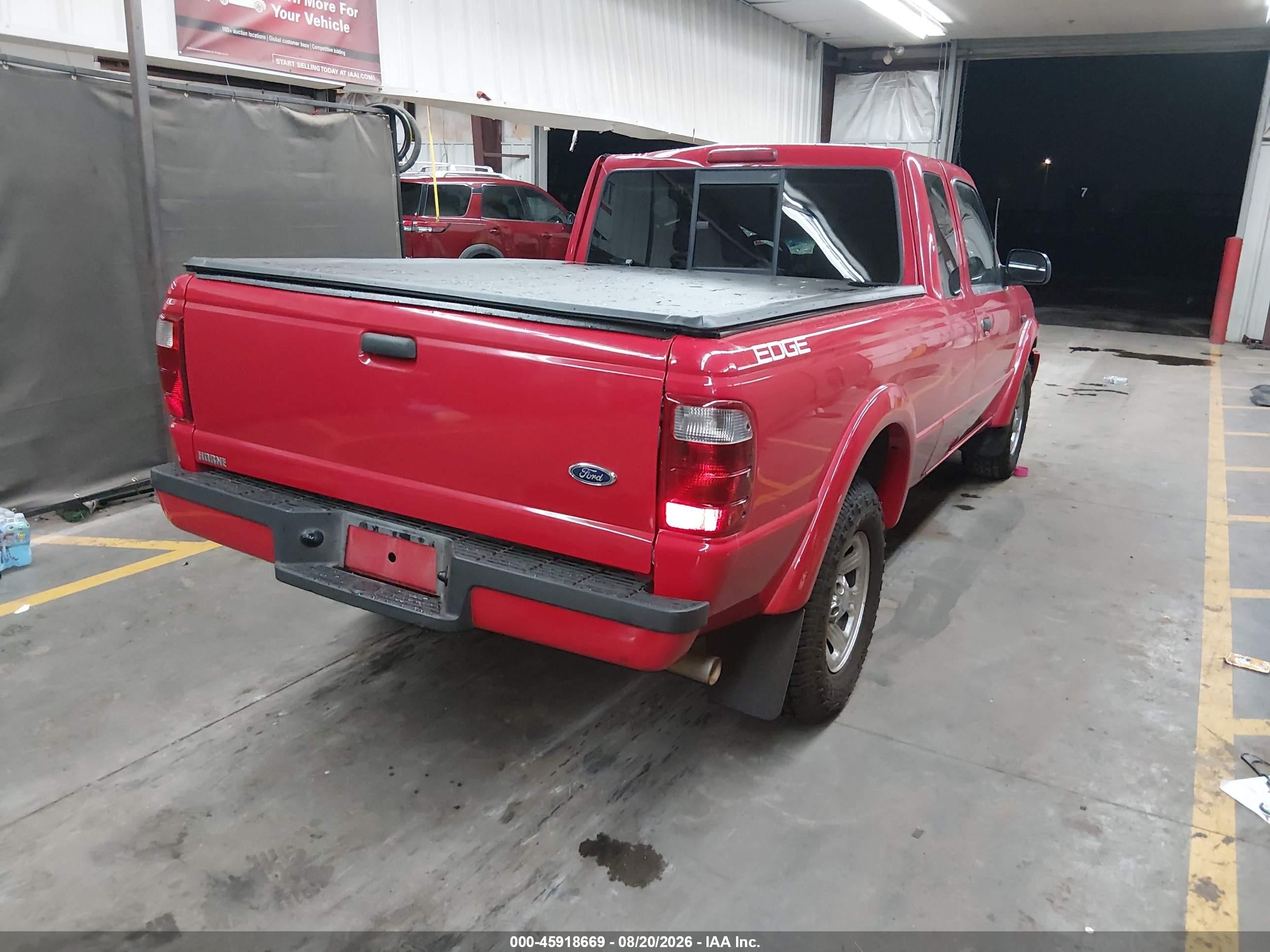 2005 Ford Ranger Edge/stx/xlt Red vin: 1FTYR44U25PA38664