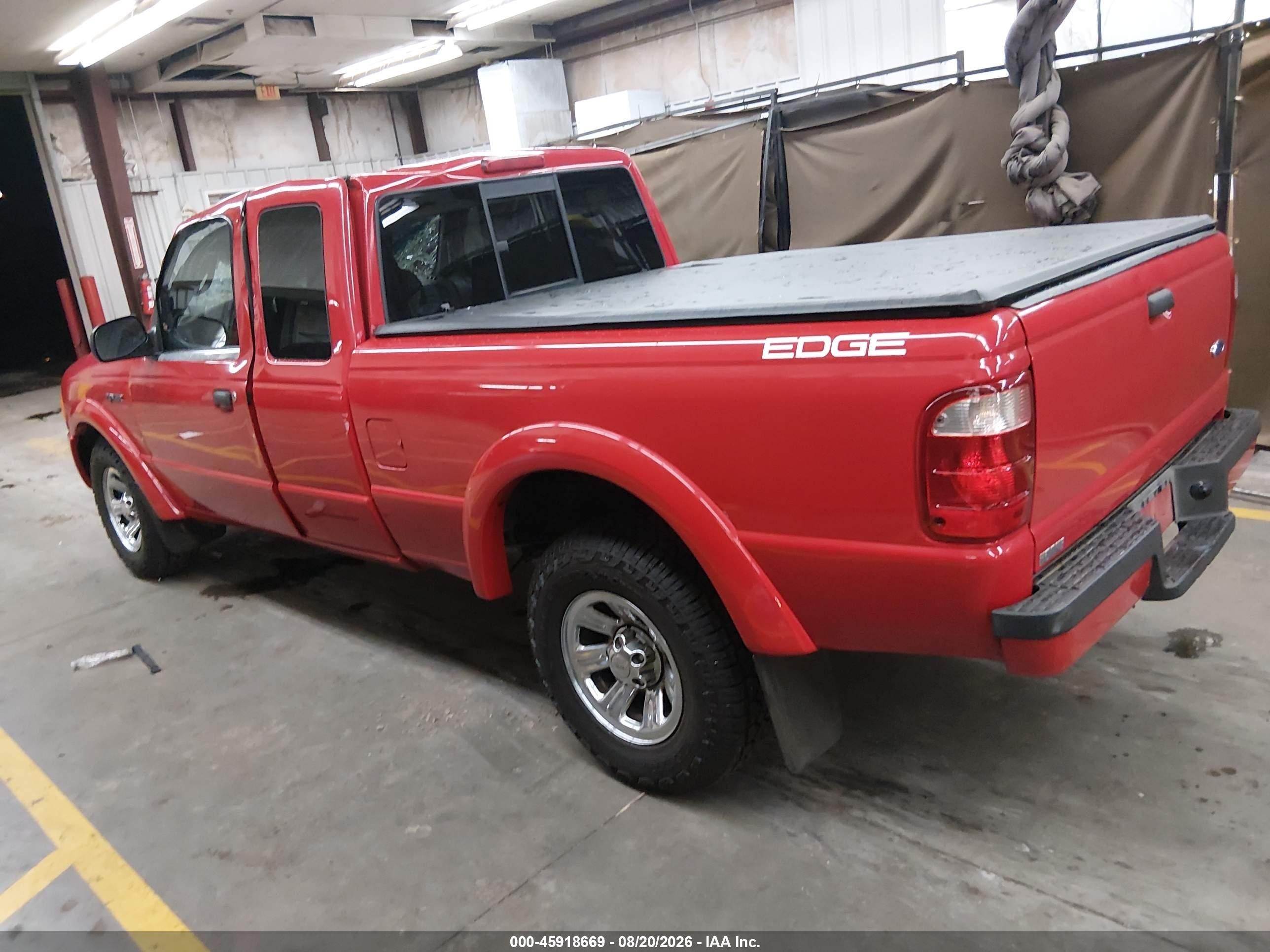 2005 Ford Ranger Edge/stx/xlt Red vin: 1FTYR44U25PA38664