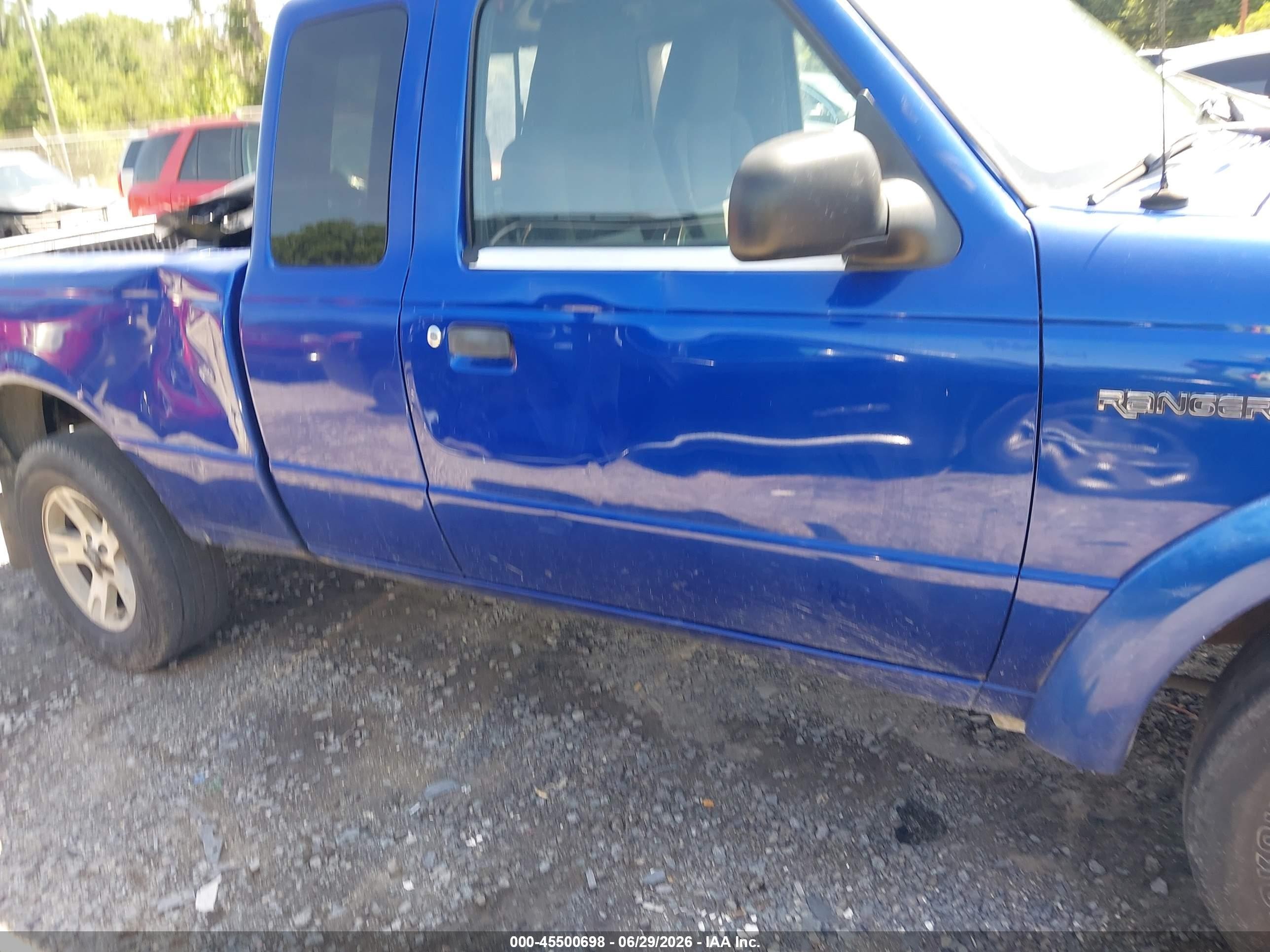 2005 Ford Ranger Edge/stx/xlt Blue vin: 1FTYR44U25PA46778