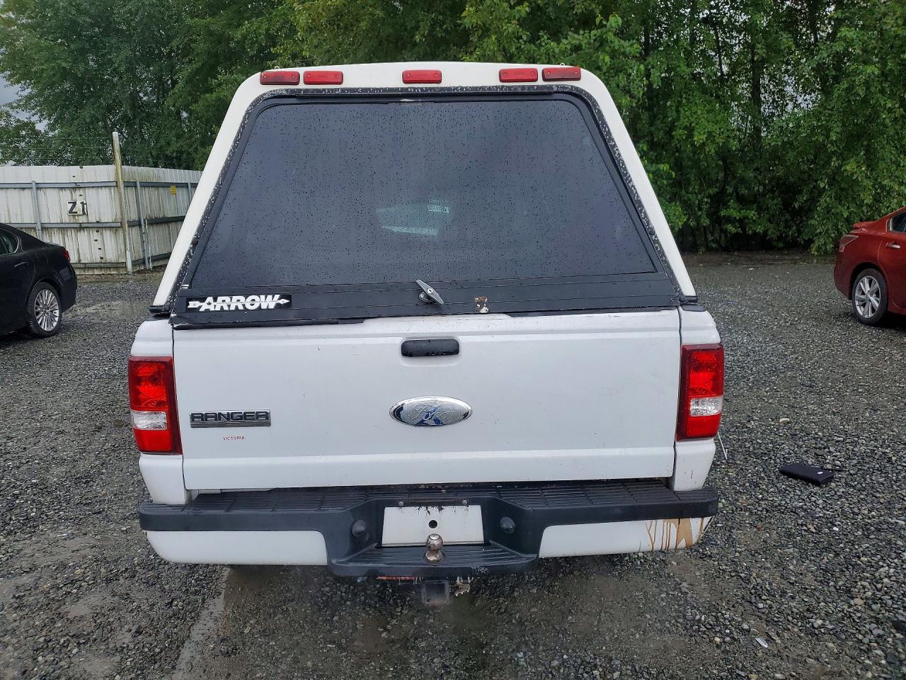 2008 Ford Ranger Super Cab White vin: 1FTYR44U28PA96567